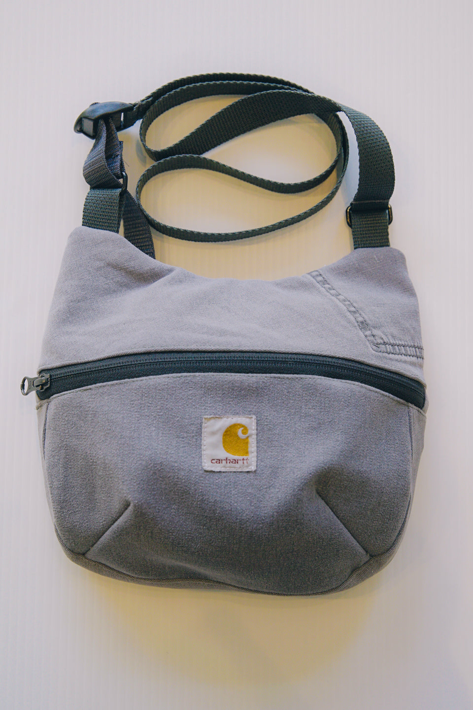 Rework Carhartt Denim Saddle Bag