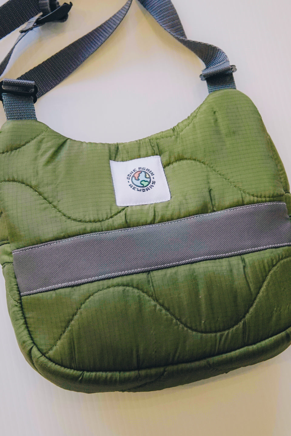 Rework Military Liner Quilted Saddle Bag