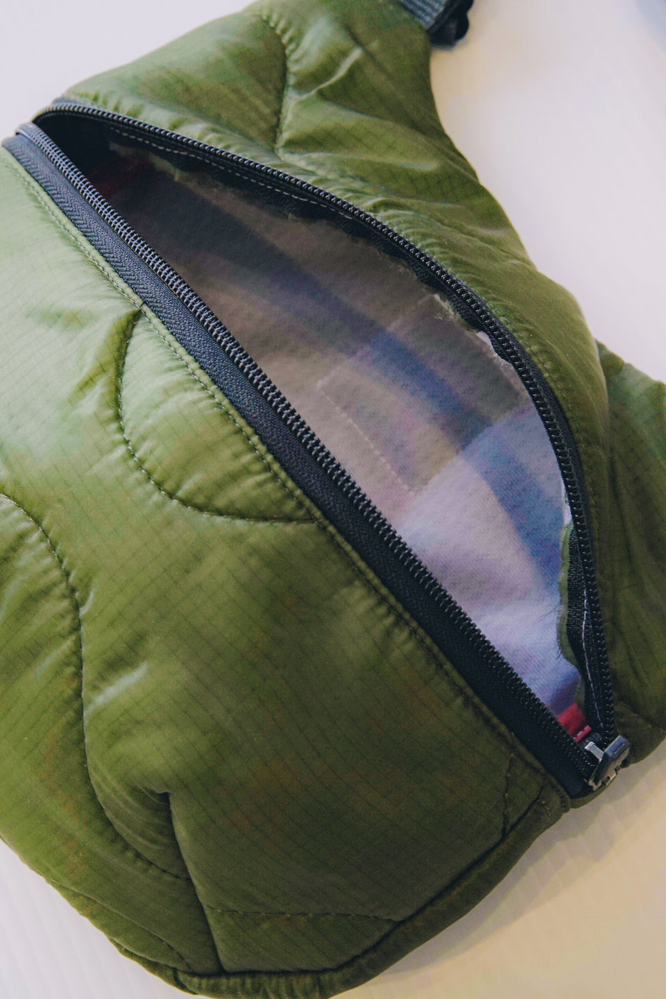 Rework Military Liner Quilted Saddle Bag