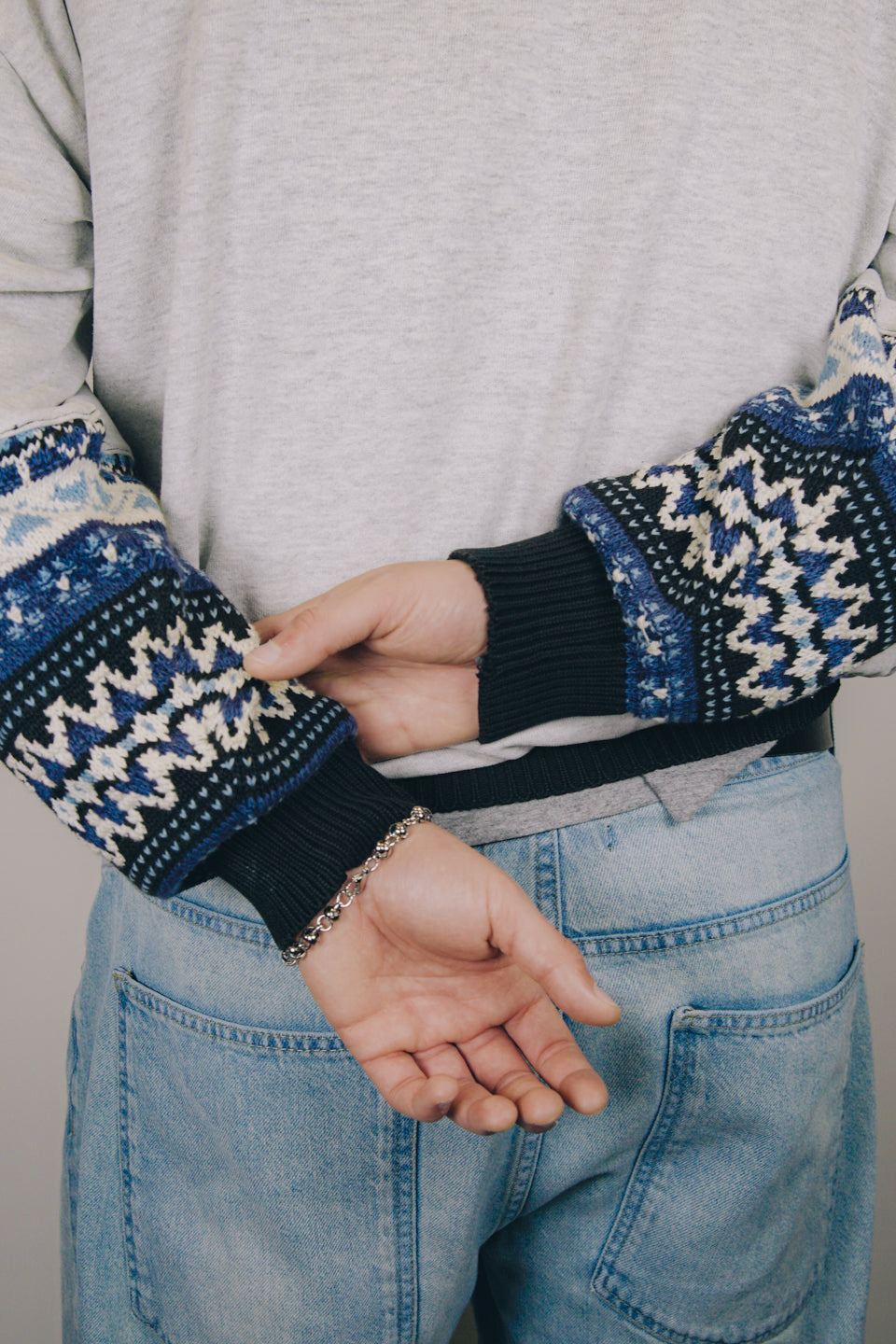 Rework Sports Illustrated Knit Mashup Sweatshirt XL