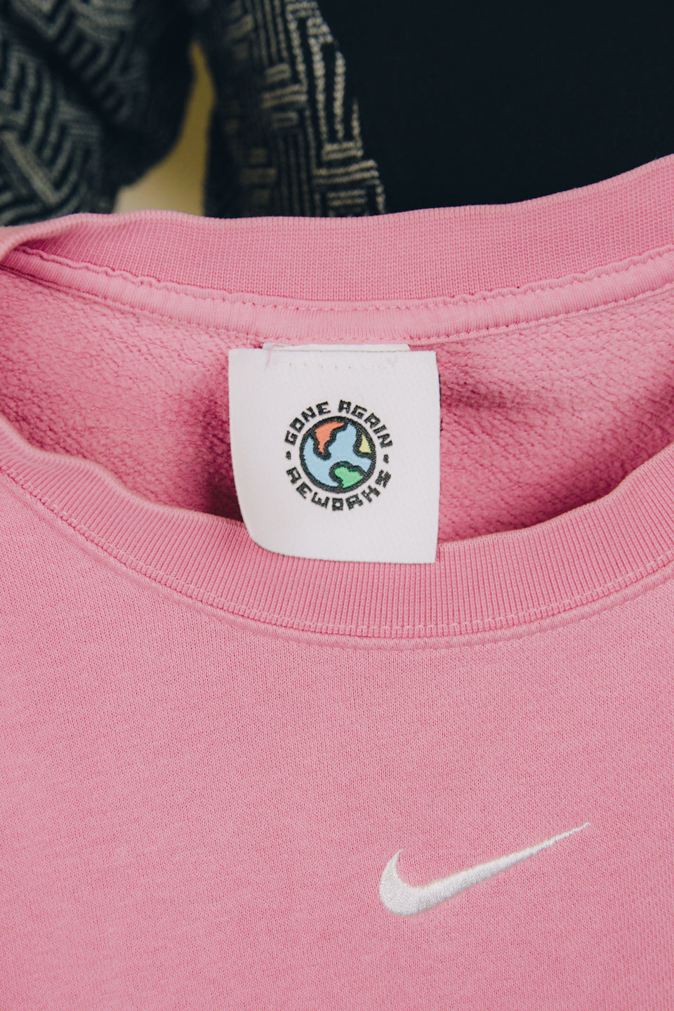 Rework Nike Sweatshirt Tri Colour Mashup Crewneck L