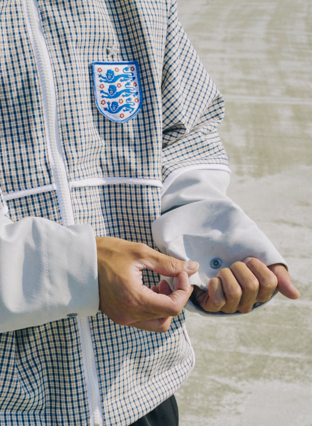 1/1 Custom England Plaid Two Tone Jacket L