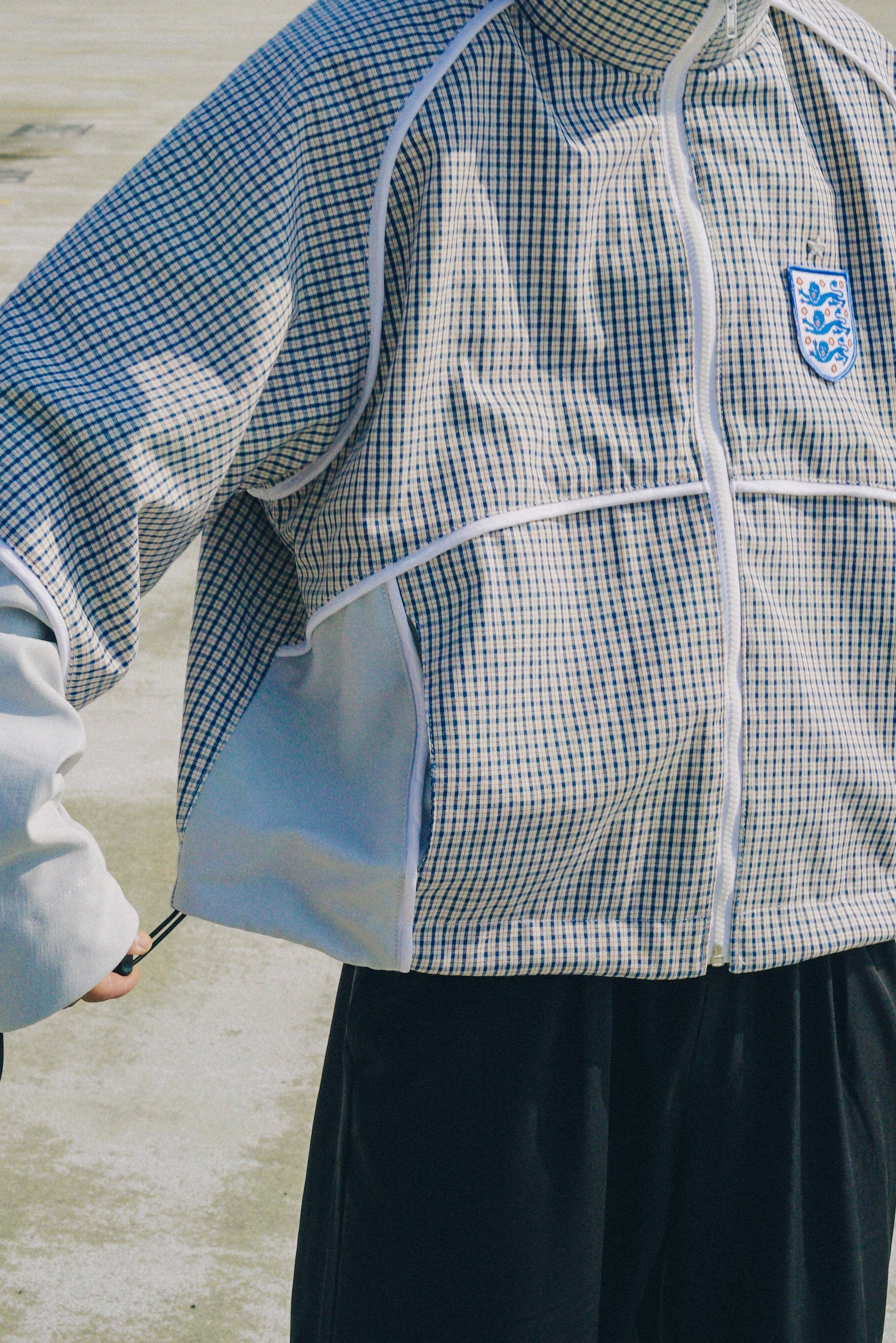 1/1 Custom England Plaid Two Tone Jacket L