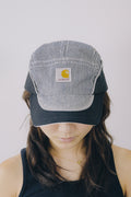 Rework Carhartt Hickory Stripe 5 Panel Hat