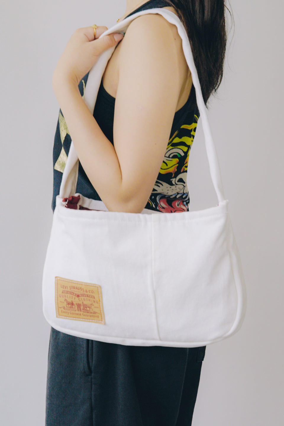 Rework Vintage Levi's Red Tab Denim Shoulder Bag