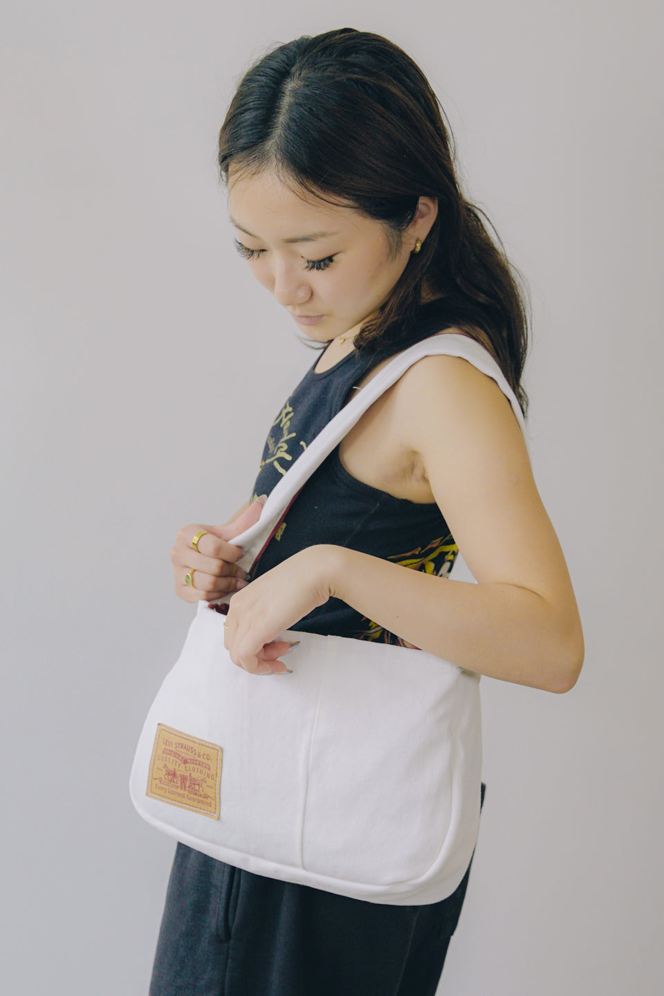 Rework Vintage Levi's Red Tab Denim Shoulder Bag