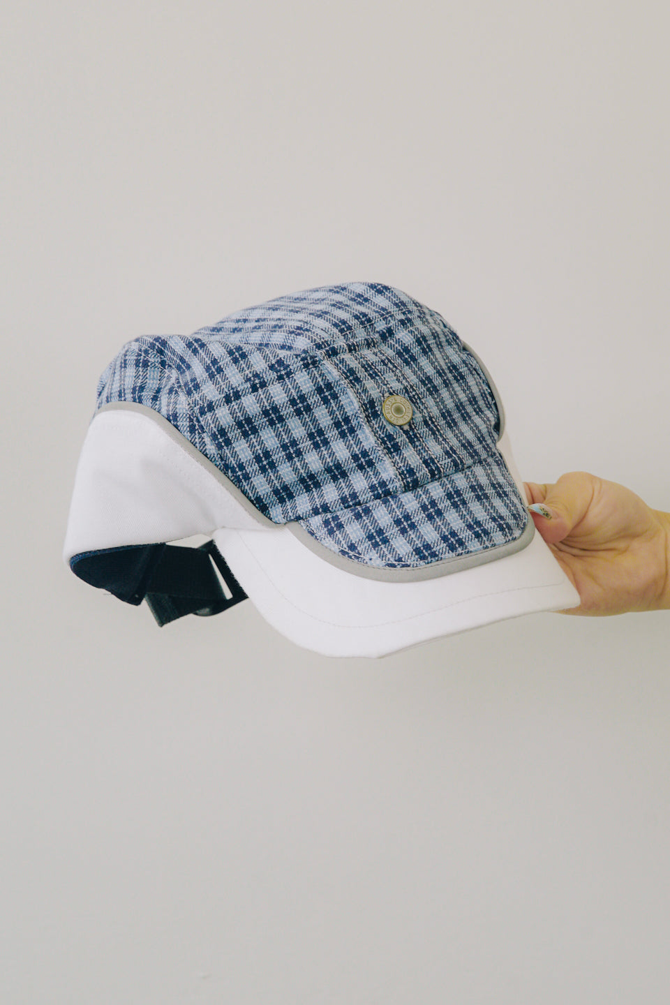 Rework Levi's Flannel Plaid 5 Panel Hat