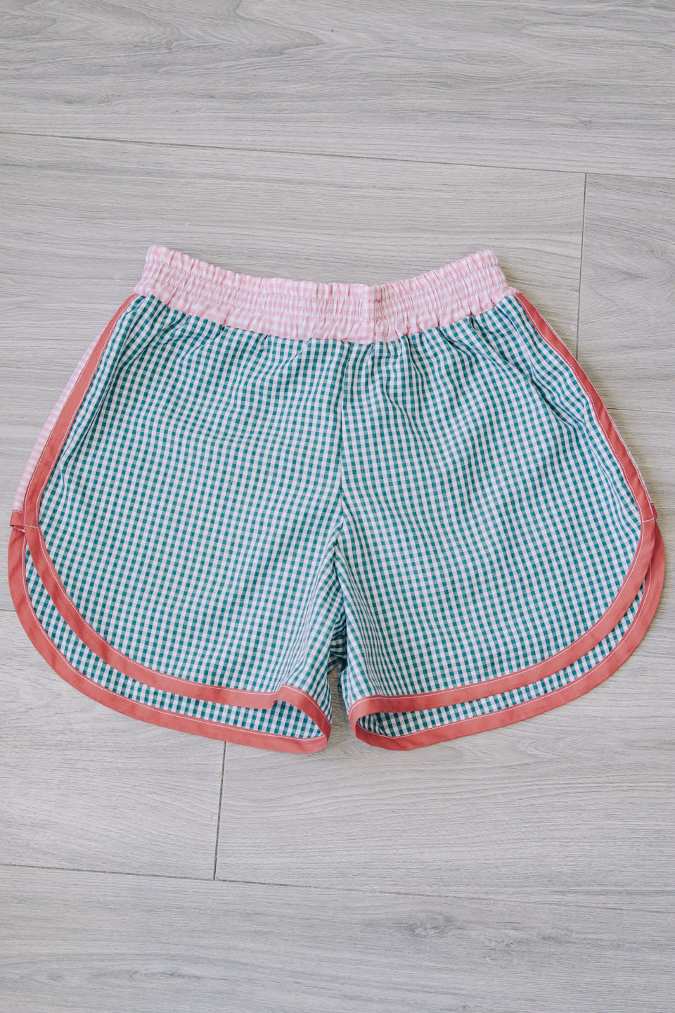 Rework Gingham Two Tone Boxer Shorts