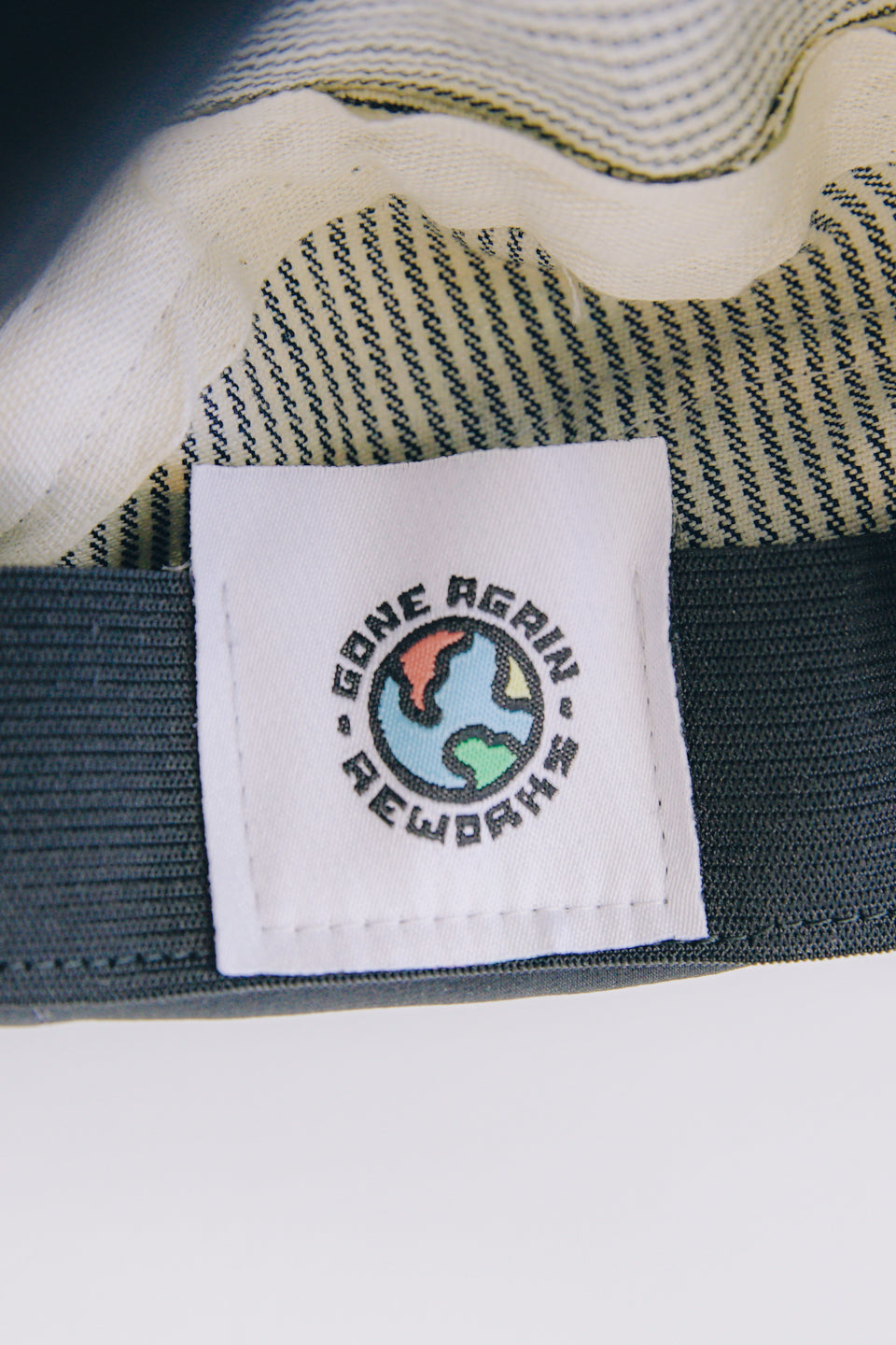 Rework Carhartt Hickory Stripe 5 Panel Hat