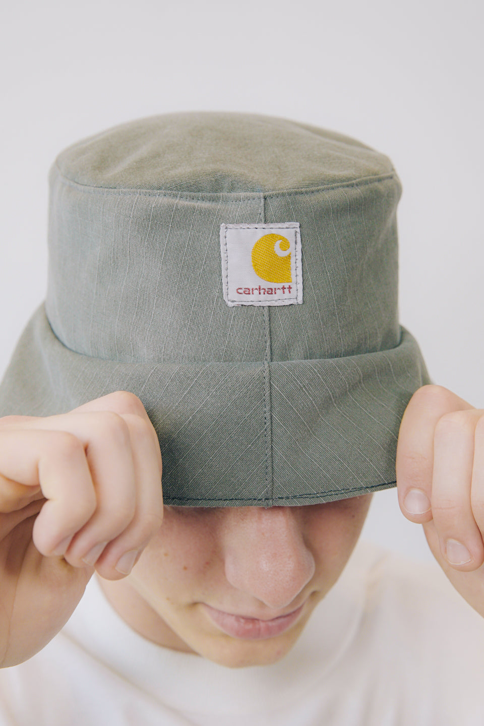 Rework Carhartt Ripstop Reversible Bucket Hat S/M