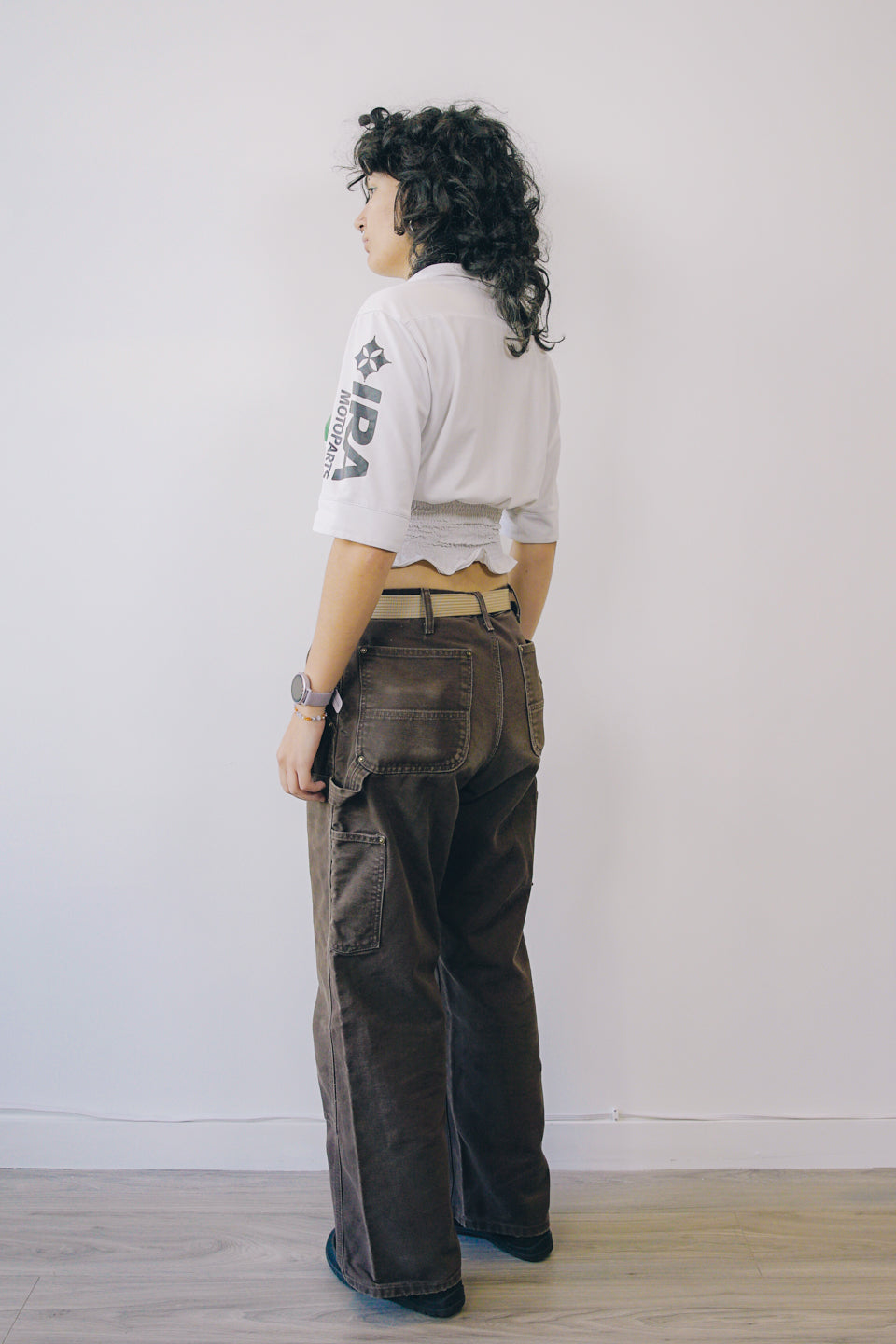 Rework Shirred Nike Coritiba FC Football Jersey S/M