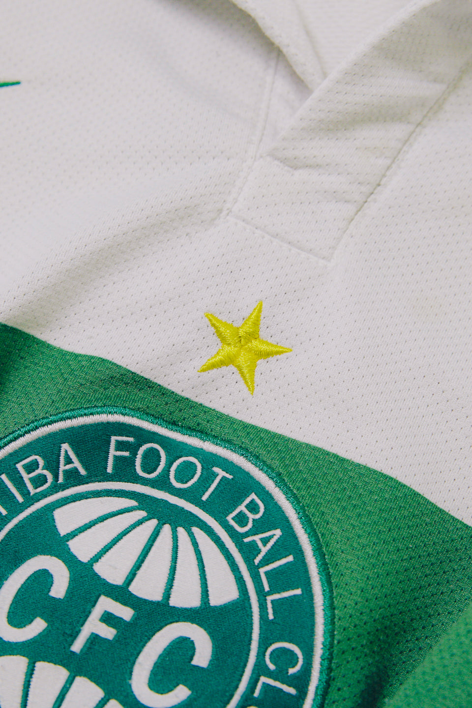 Rework Shirred Nike Coritiba FC Football Jersey S/M