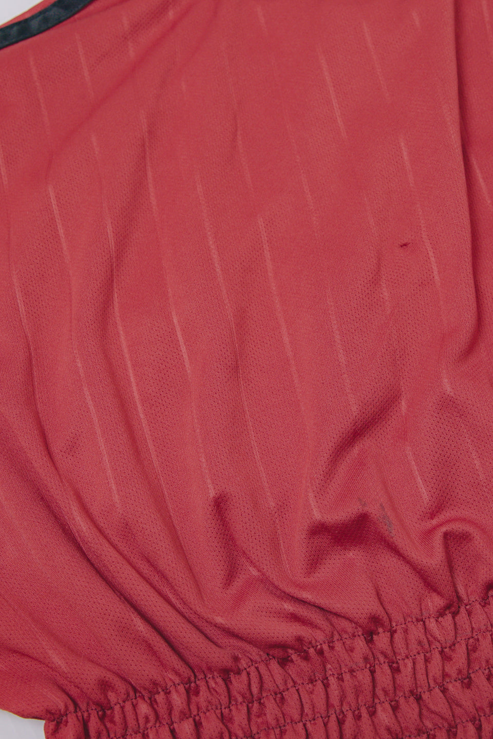 Rework Shirred Adidas Manchester United Football Jersey S/M