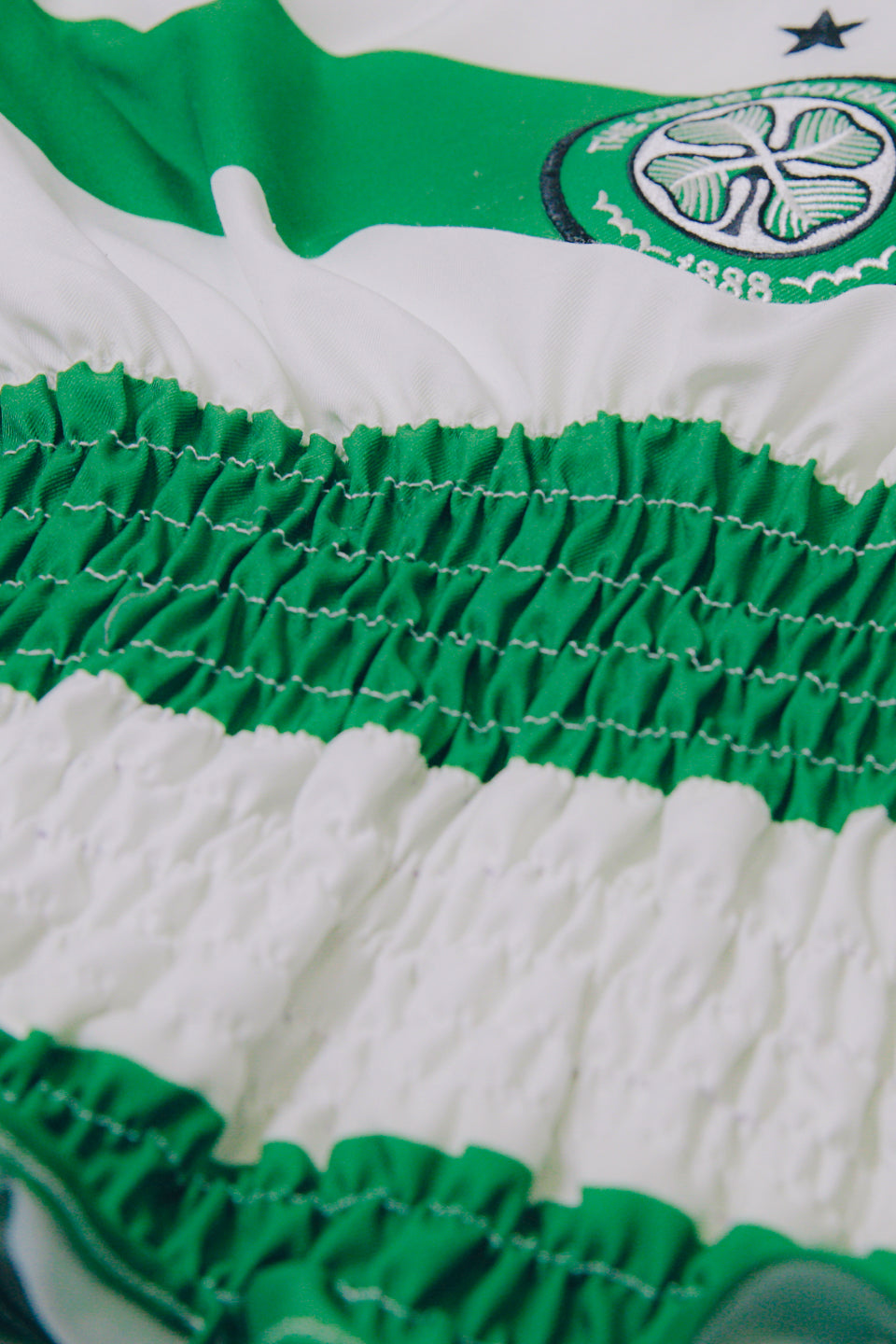 Rework Shirred Nike Celtic FC Football Jersey S/M