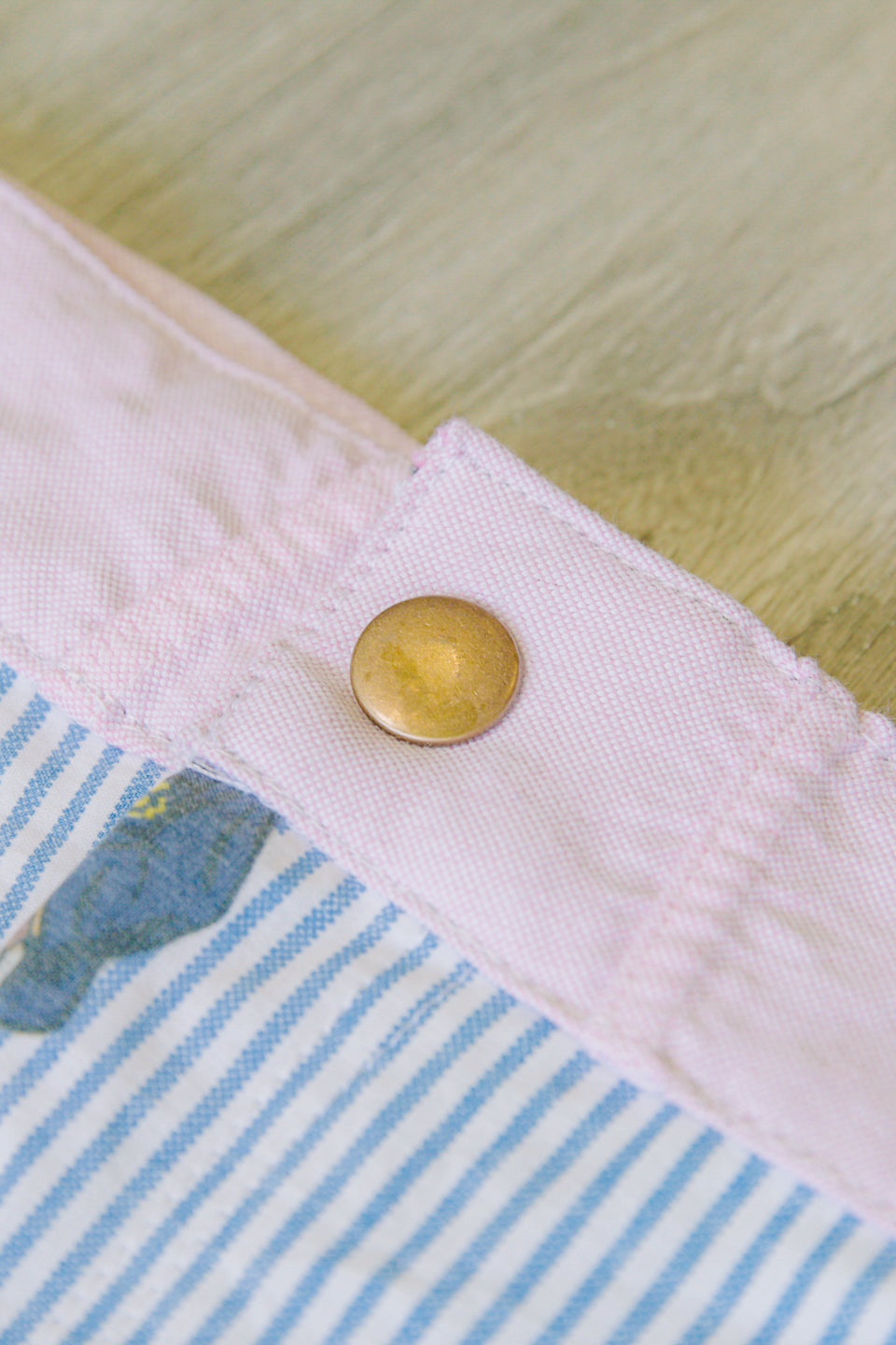 Rework Polo Bear Pouch Pocket Flared Cargo Pants