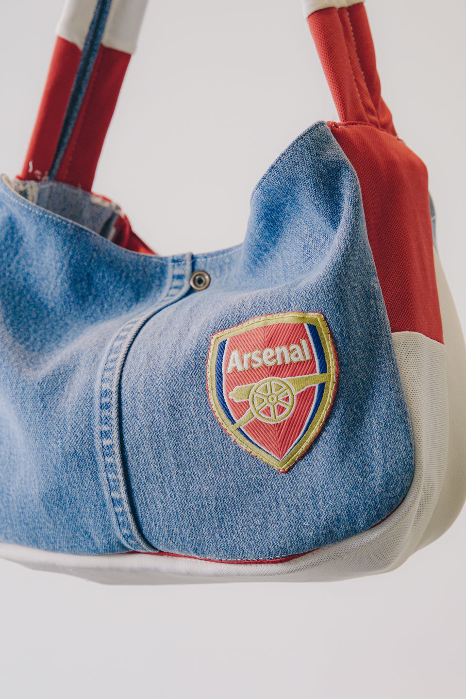 Rework Arsenal FC Adidas Denim Shoulder Bag