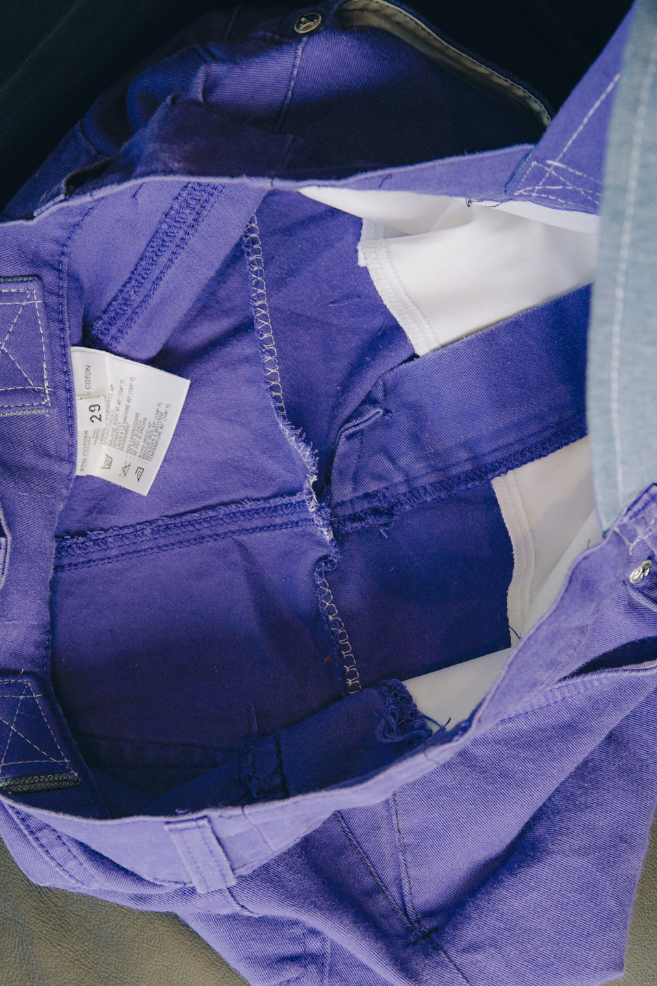 Rework Vintage Versace V2 Denim Shoulder Bag