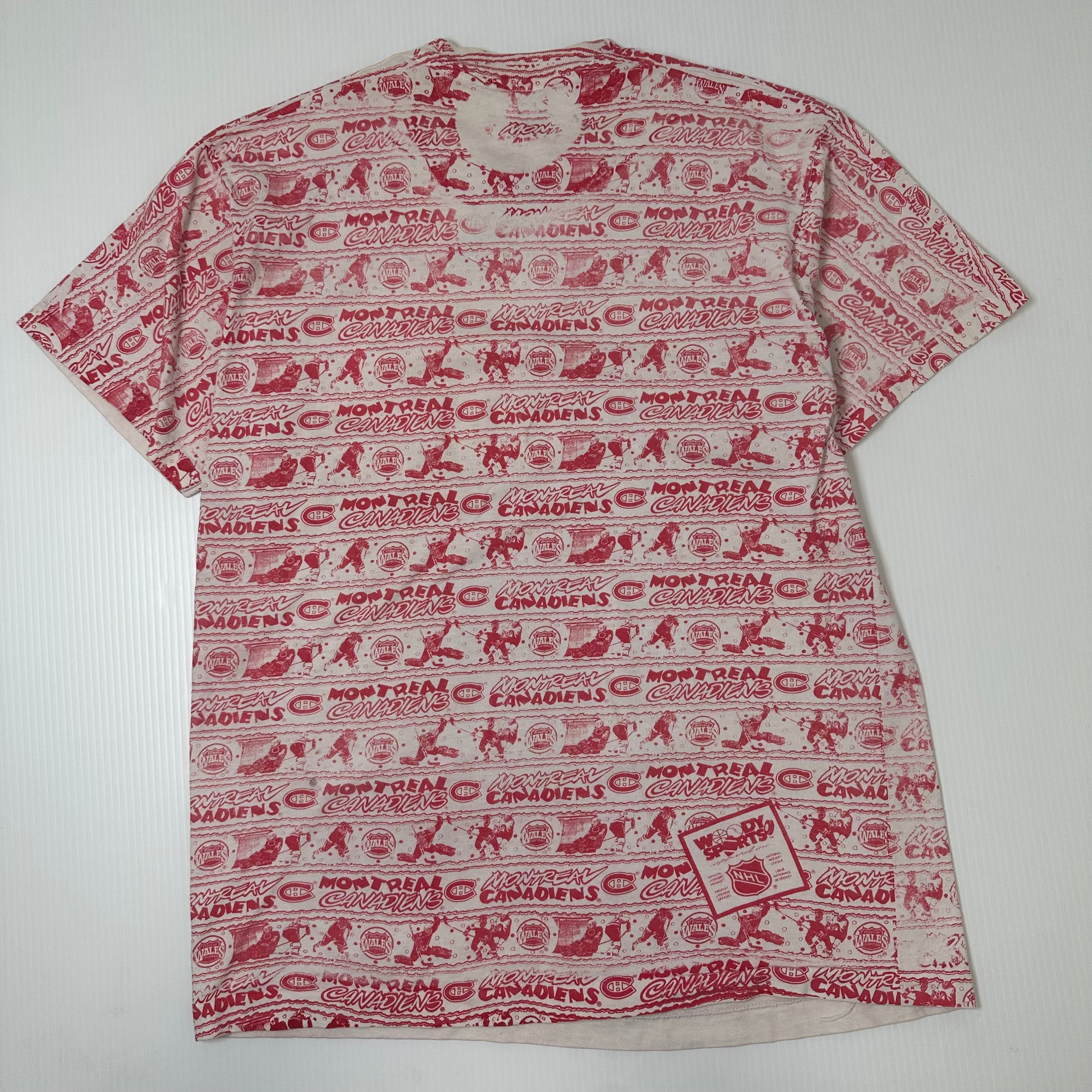 90s Montreal Canadiens NHL AOP Graphic Tee XL