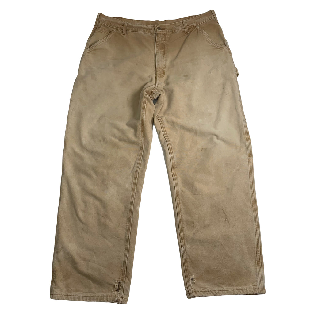 Vintage Carhartt Blanket Lined Faded Carpenter Pants 38