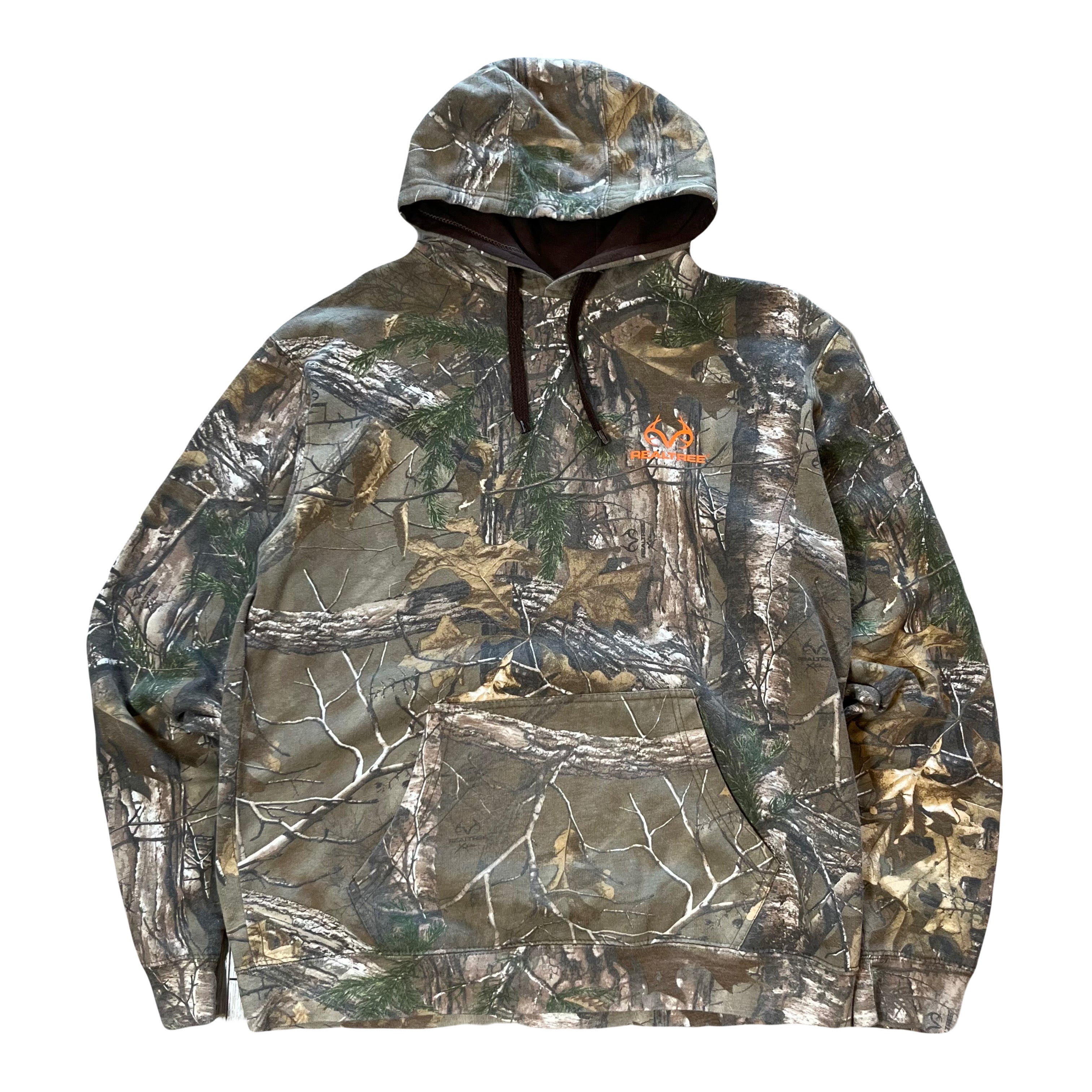 Realtree Camouflage Mini Logo Hoodie L