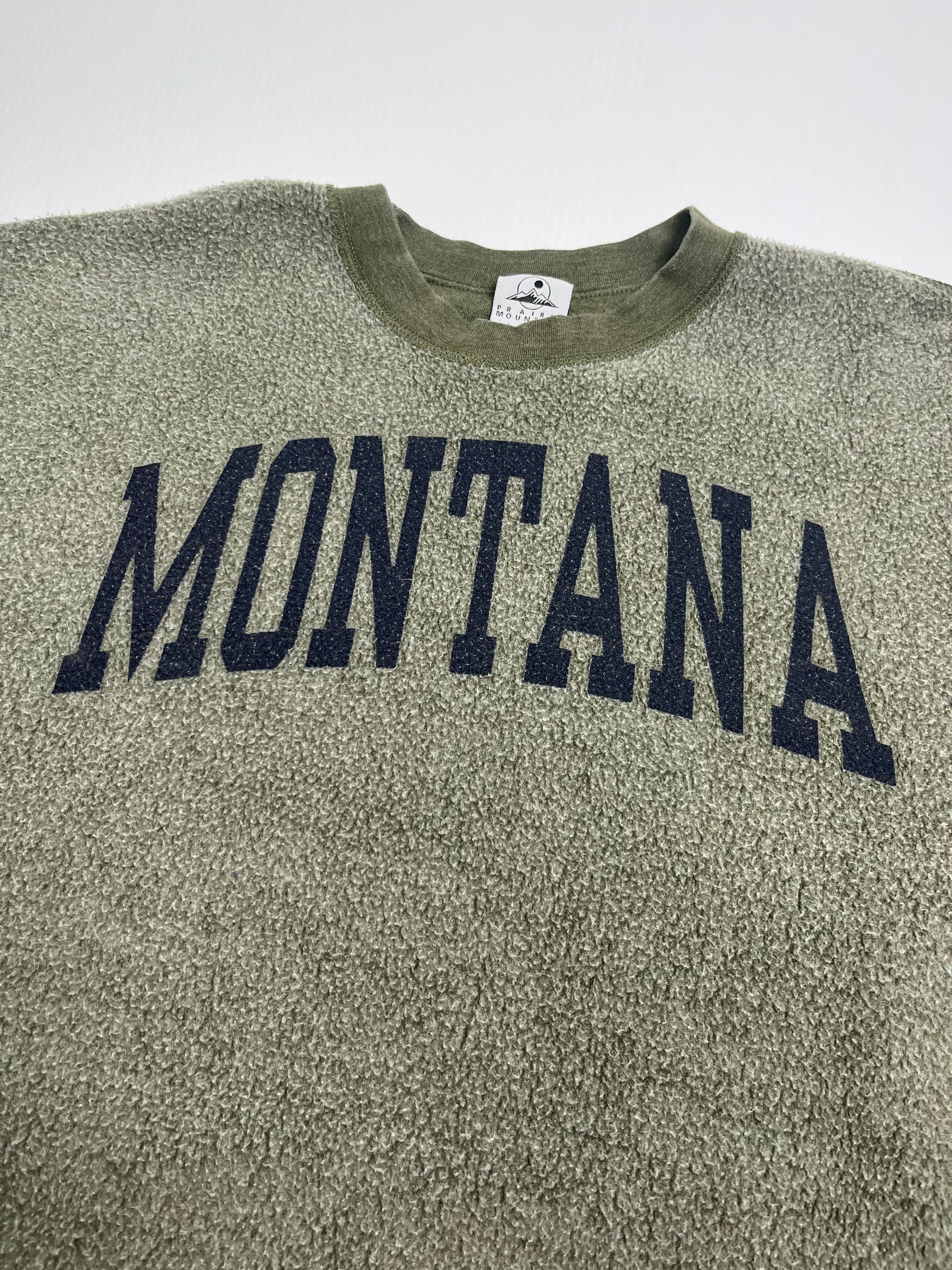 Vintage Montana Text Reverse Sweatshirt XXL