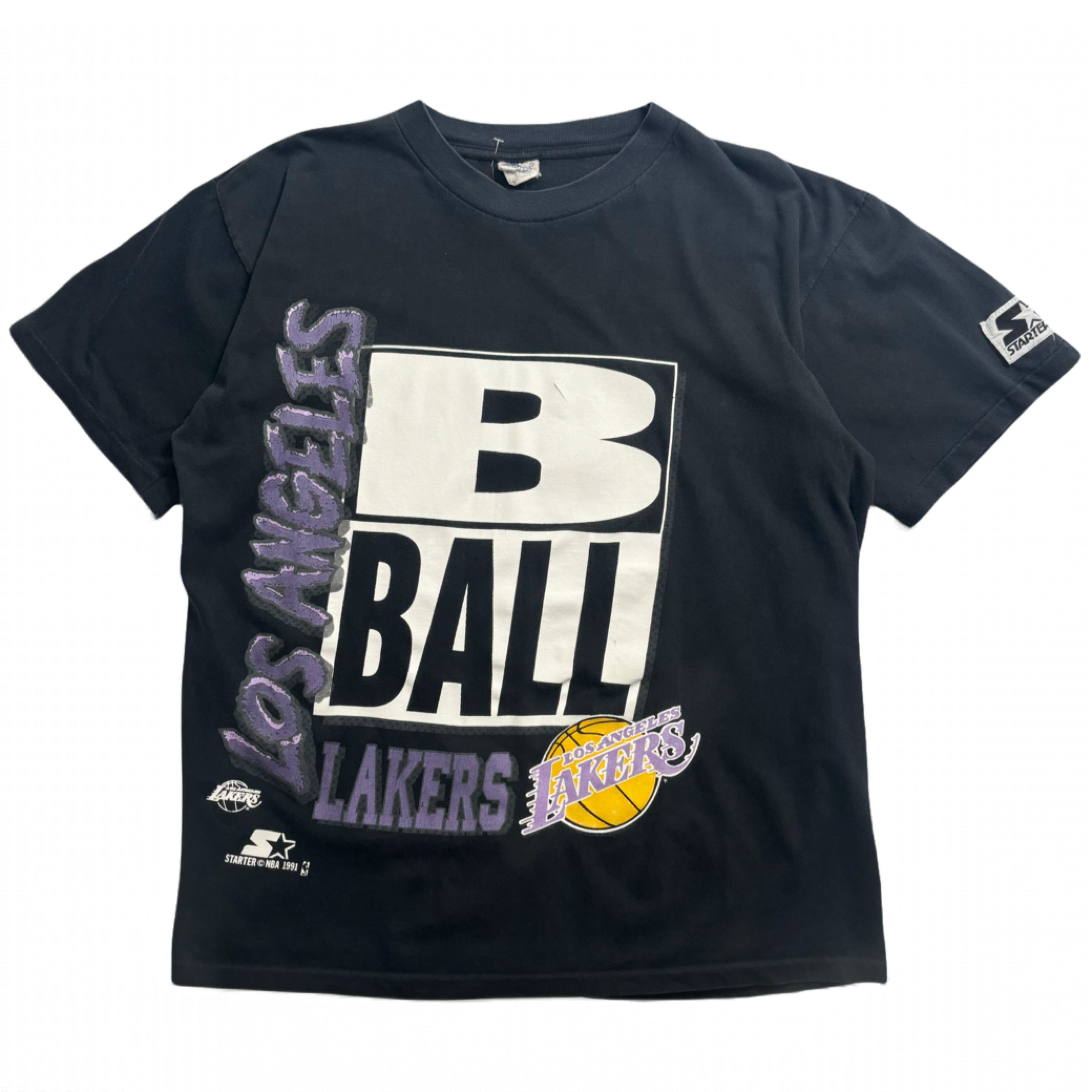 1991 Los Angeles Lakers Starter Graphic Tee L