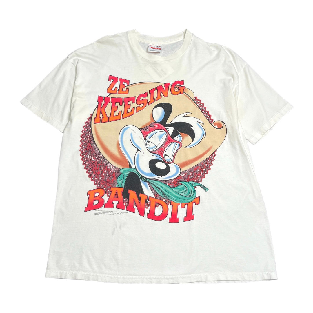 1993 Looney Tunes Ze Keesing Bandit Pepe La Pew Tee L