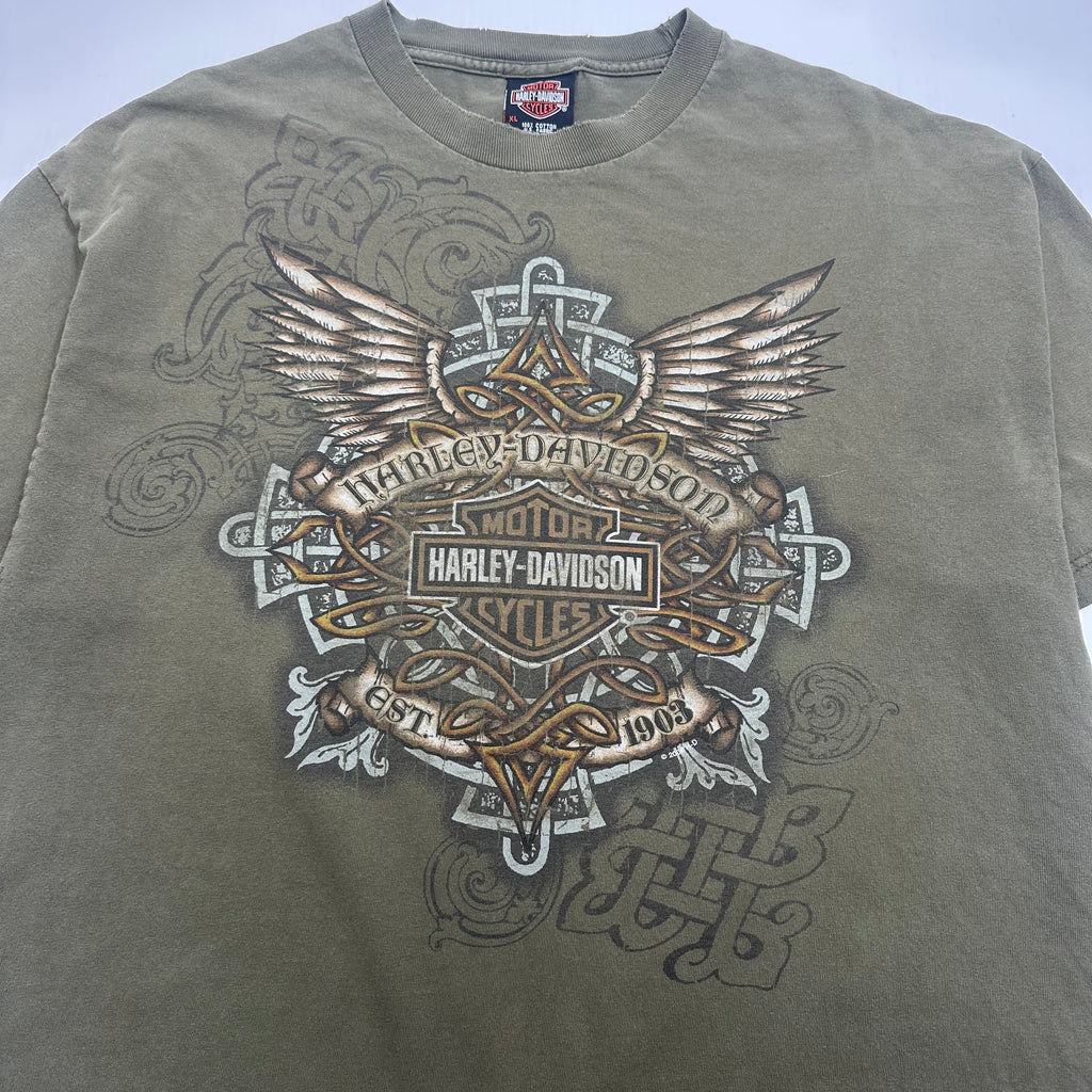 2000s Harley Davidson Red Rock Las Vegas Graphic Tee XL
