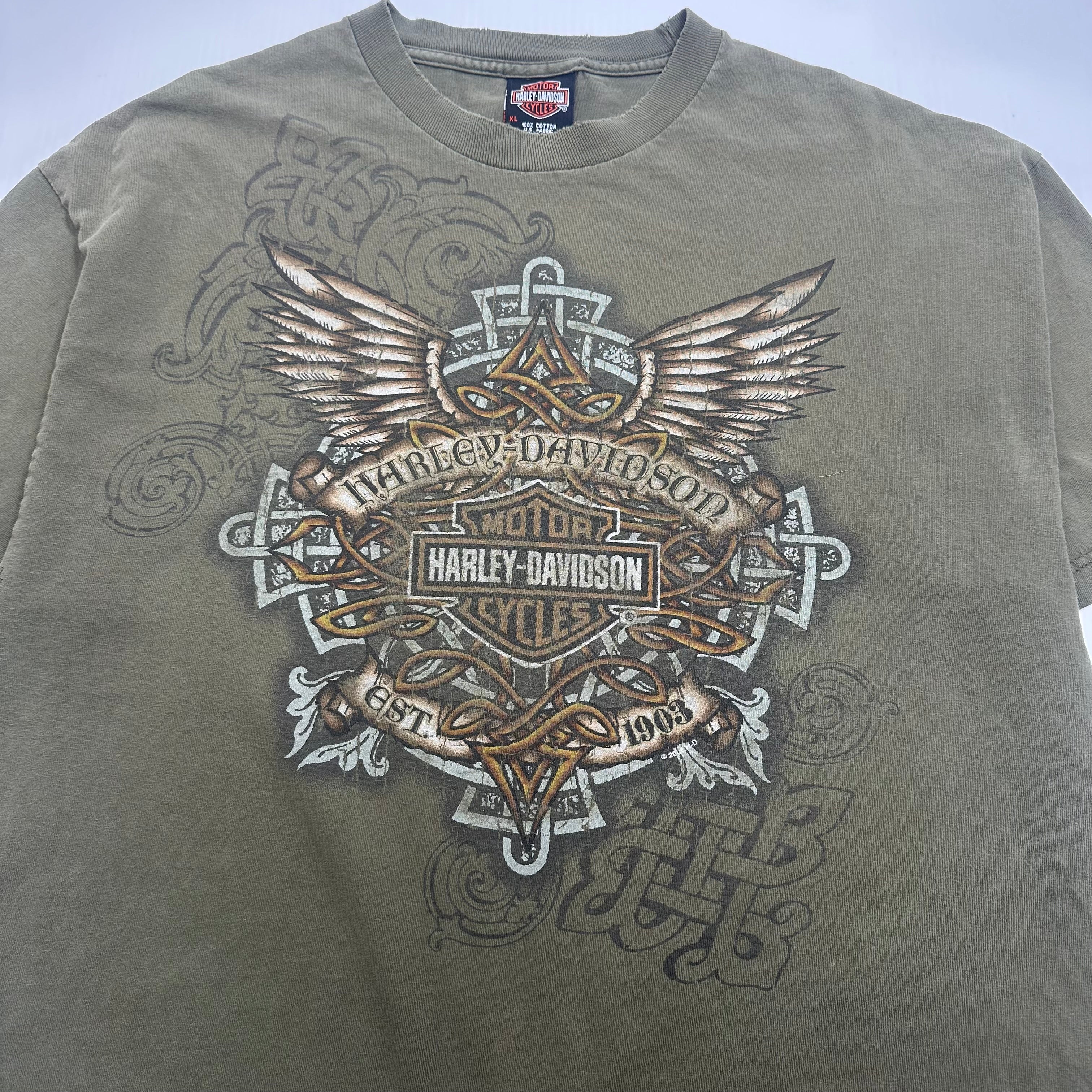 2000s Harley Davidson Red Rock Las Vegas Graphic Tee XL