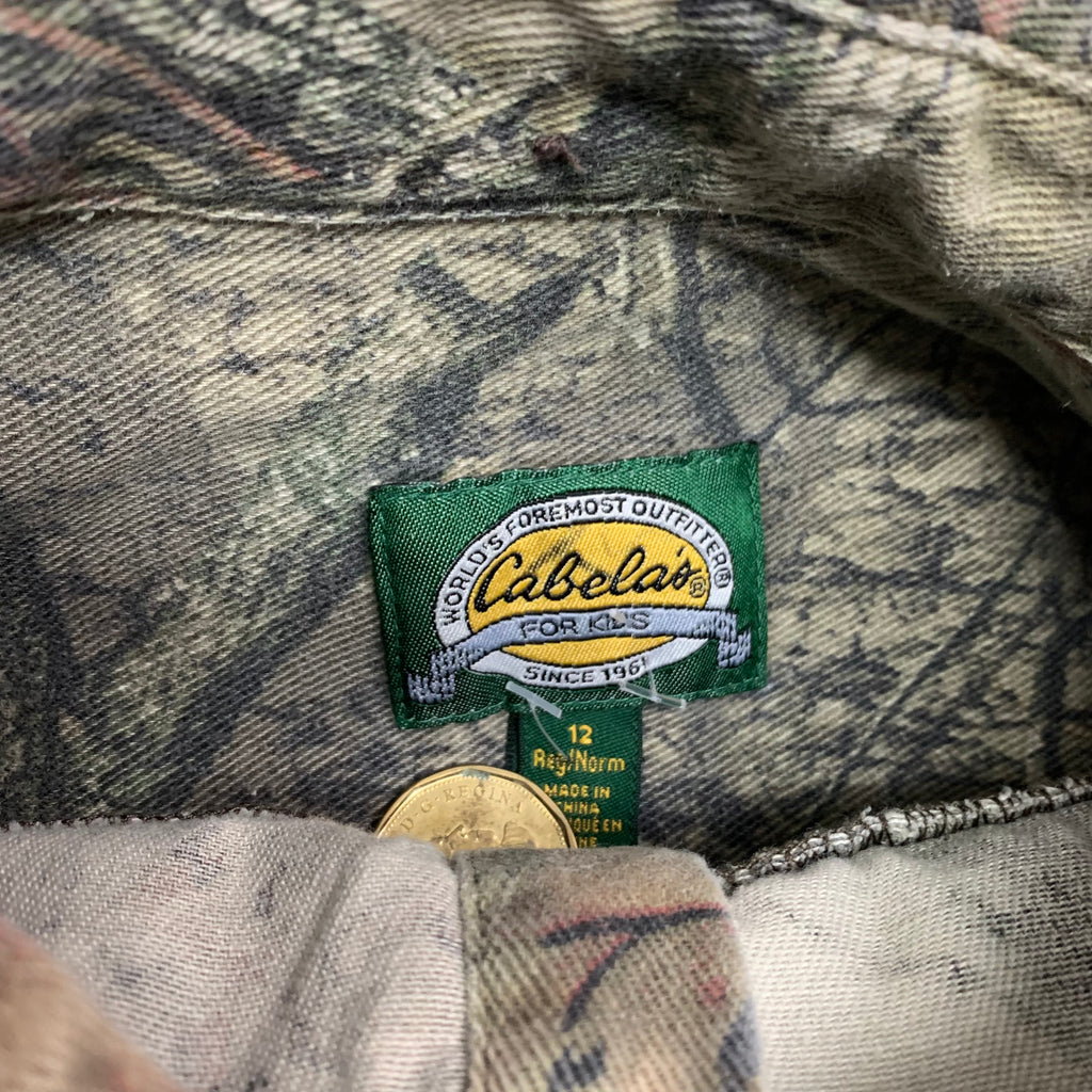 Camouflage Button Up (Youth L)