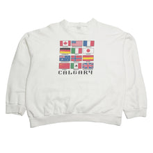 Load image into Gallery viewer, Vintage Calgary International Flags Crewneck M
