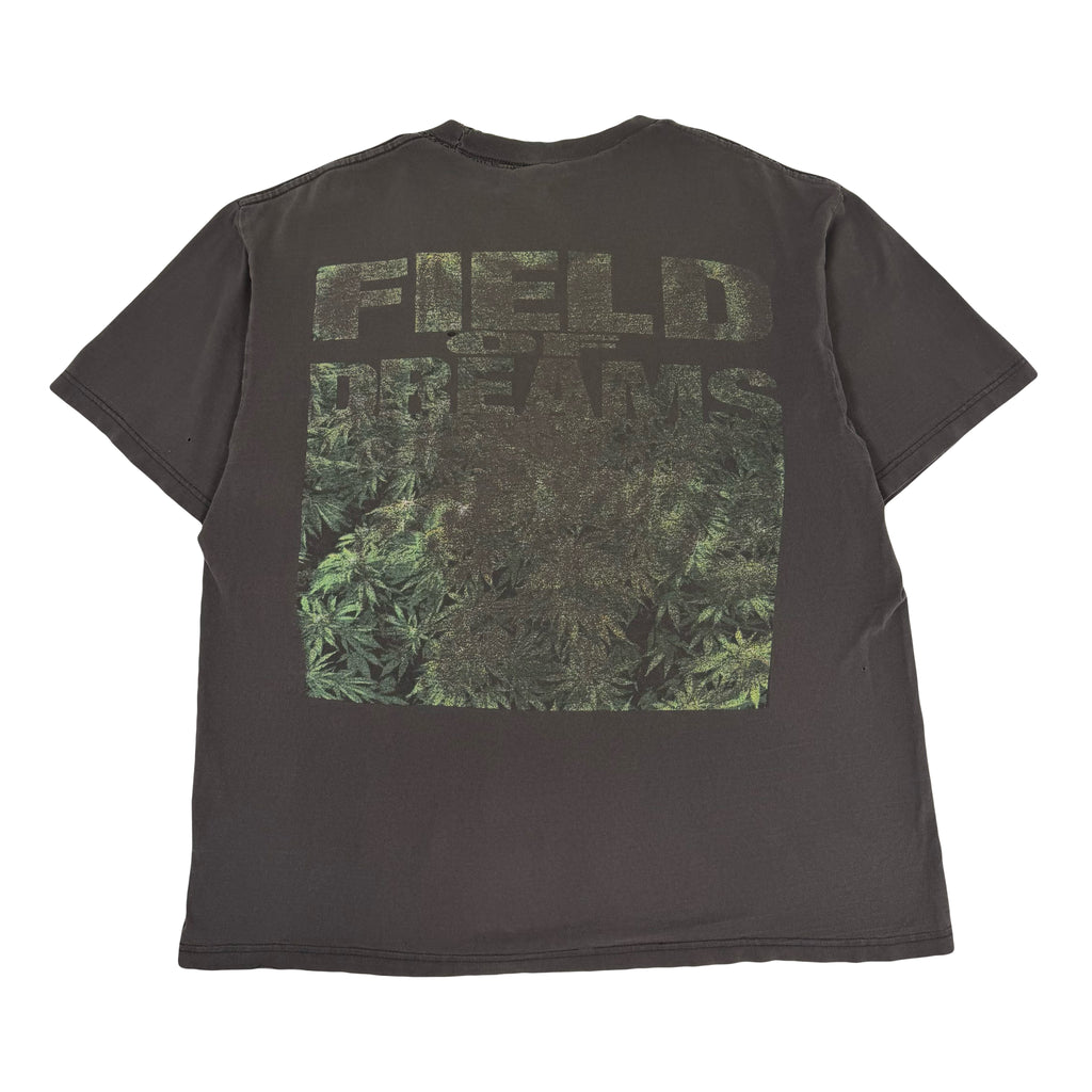 Vintage Field Of Dreams Cannabis Faded Tee L