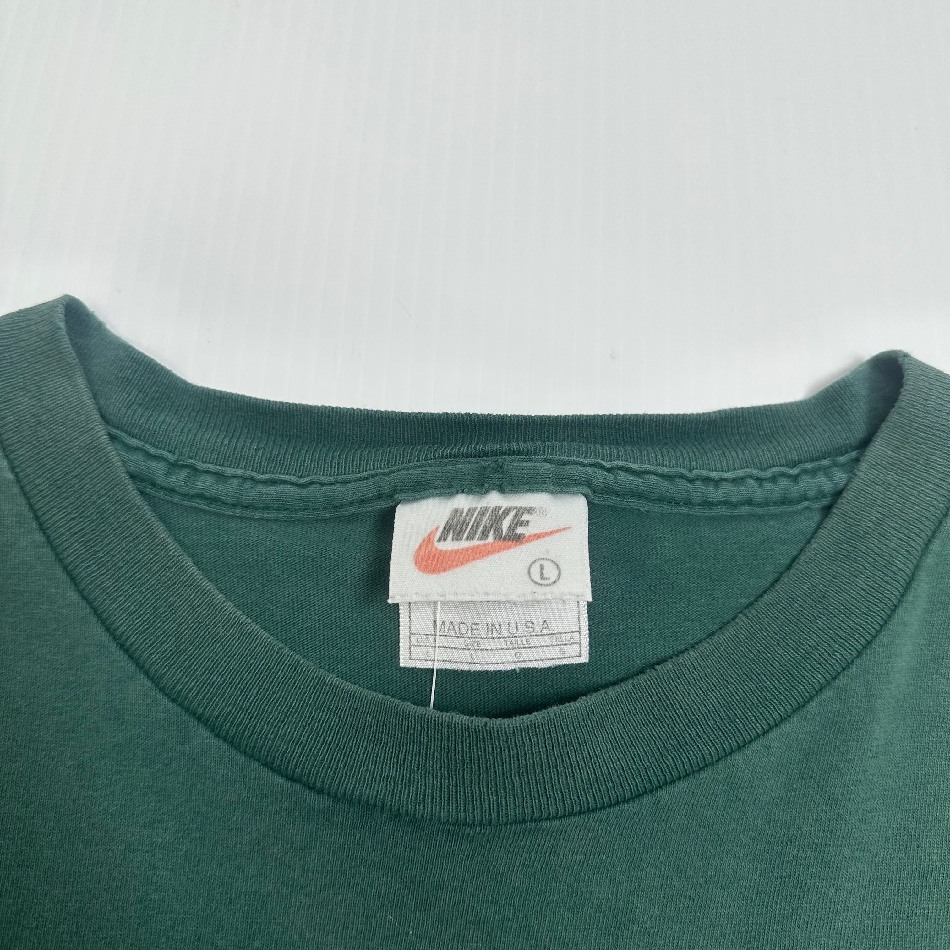 90s Nike Mini Swoosh Tee L