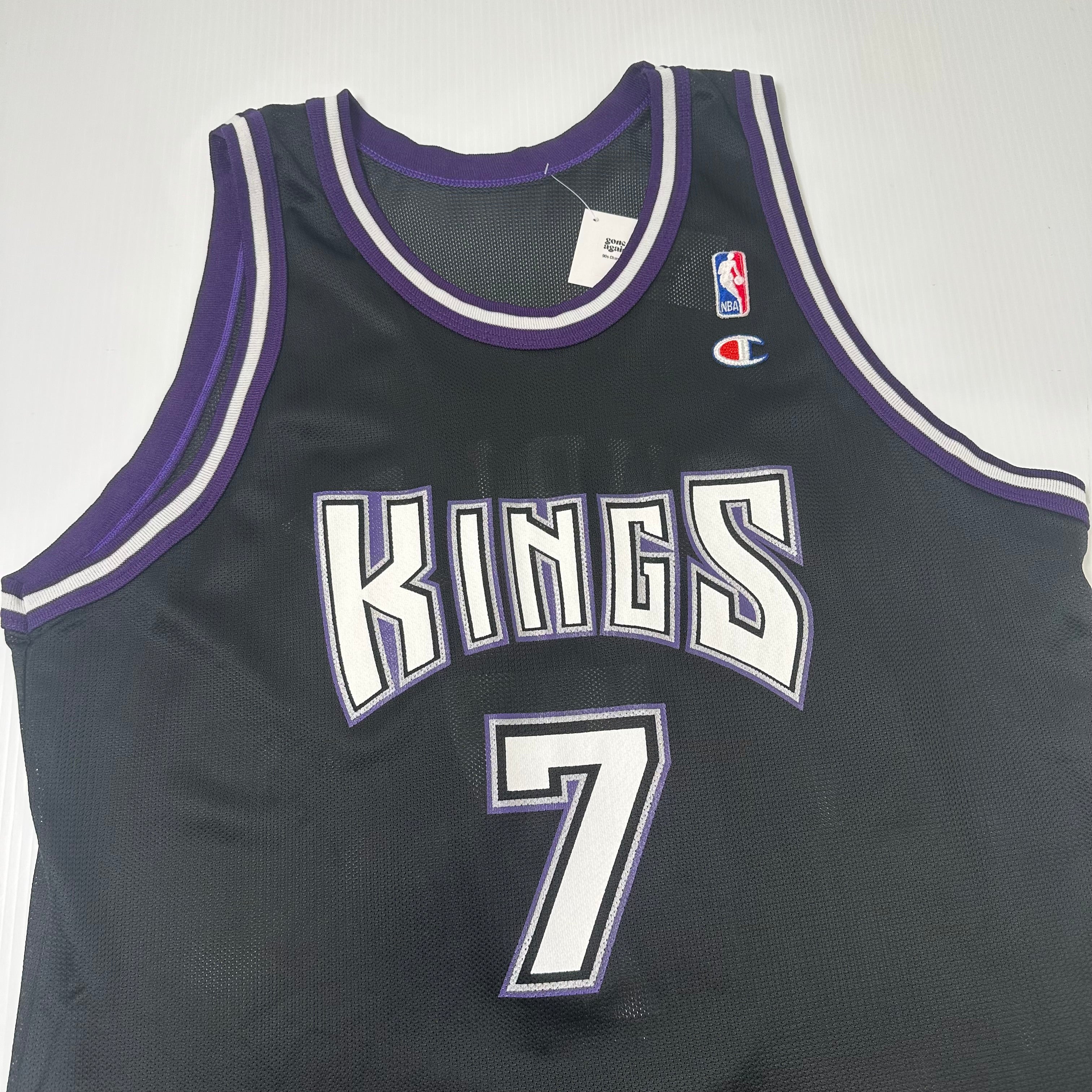 Vintage Champion Sacramento Kings Hurley #7 Jersey 48