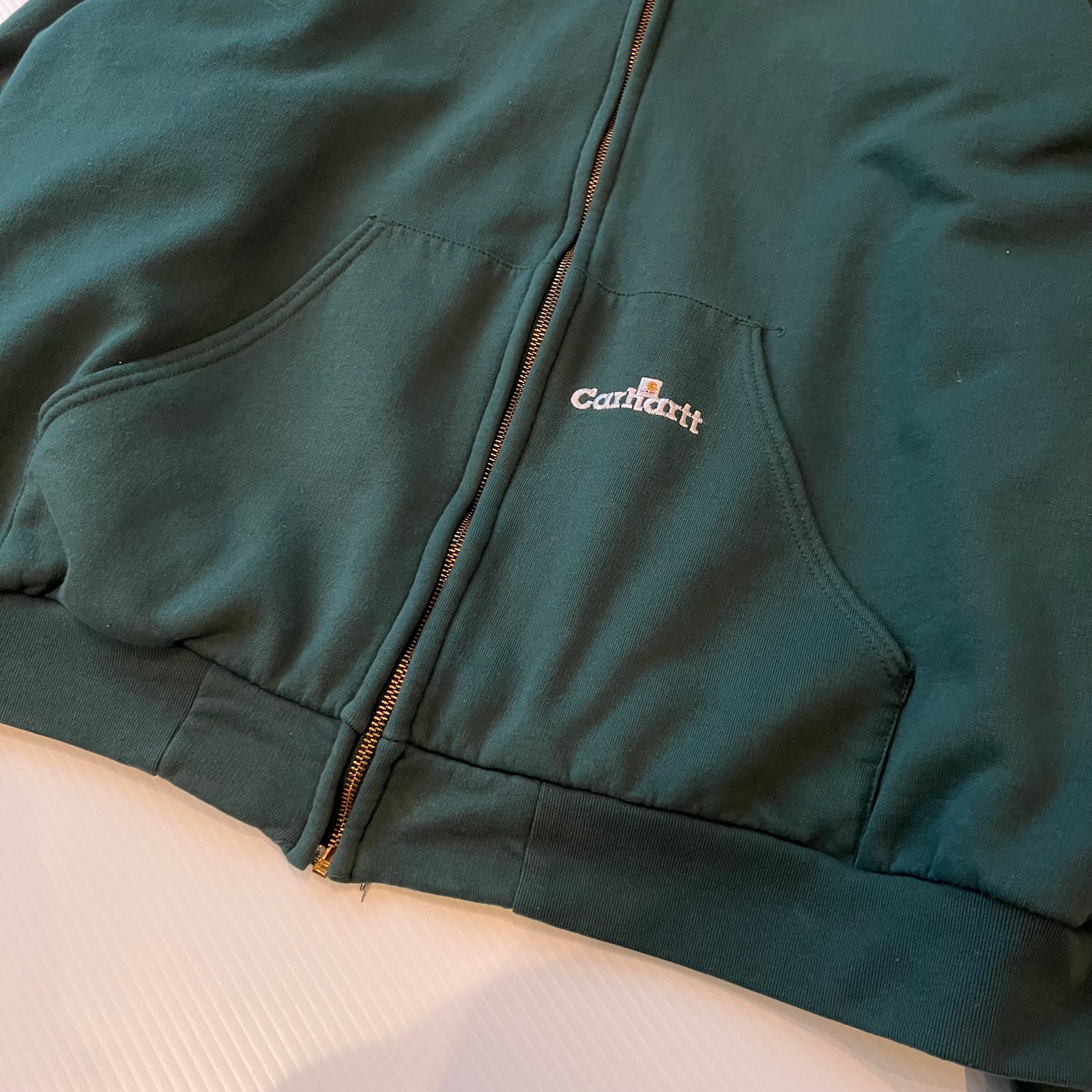 Vintage Carhartt Full Zip Thermal Lined Hoodie XL