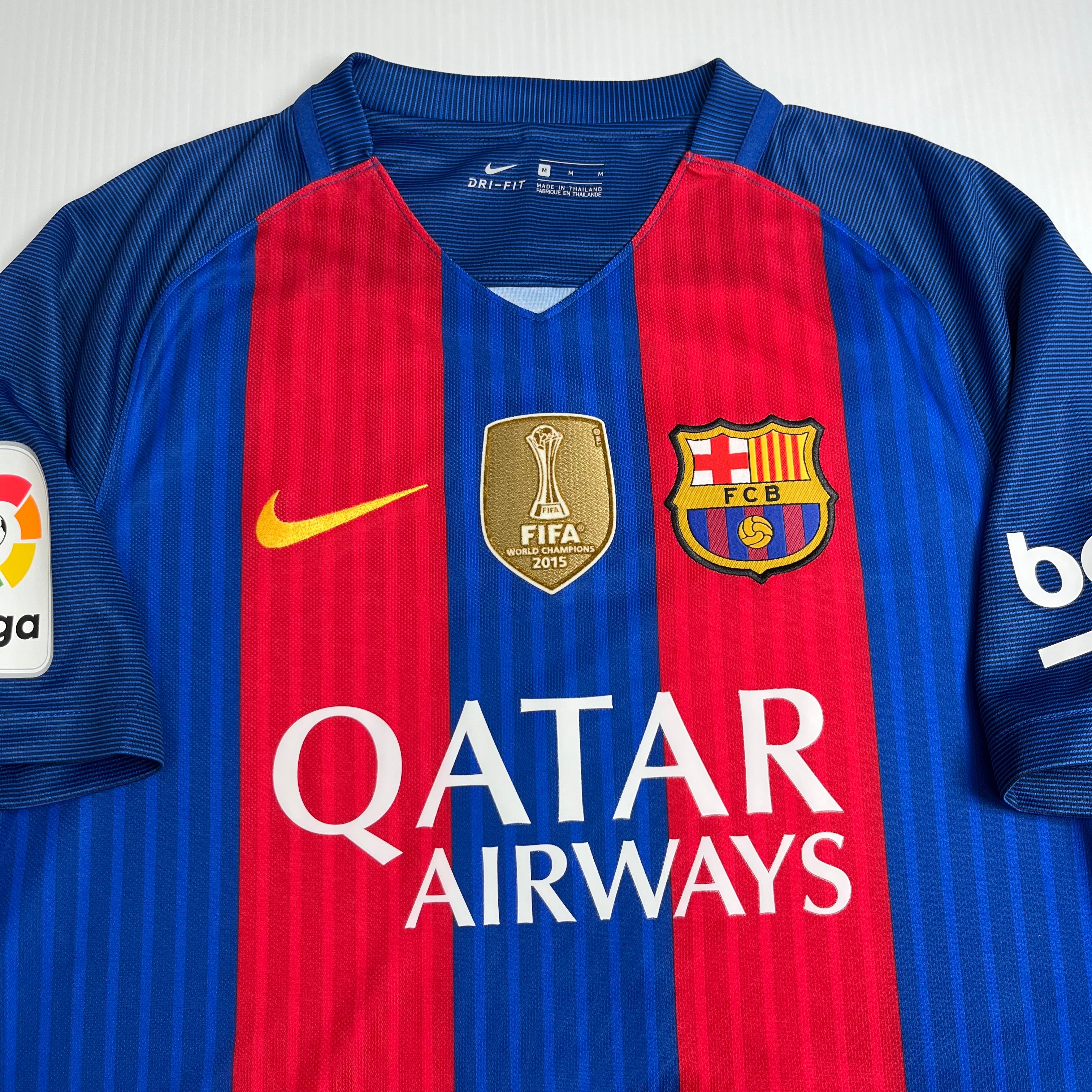 2016-17 Nike Barcelona Suarez Home Kit M