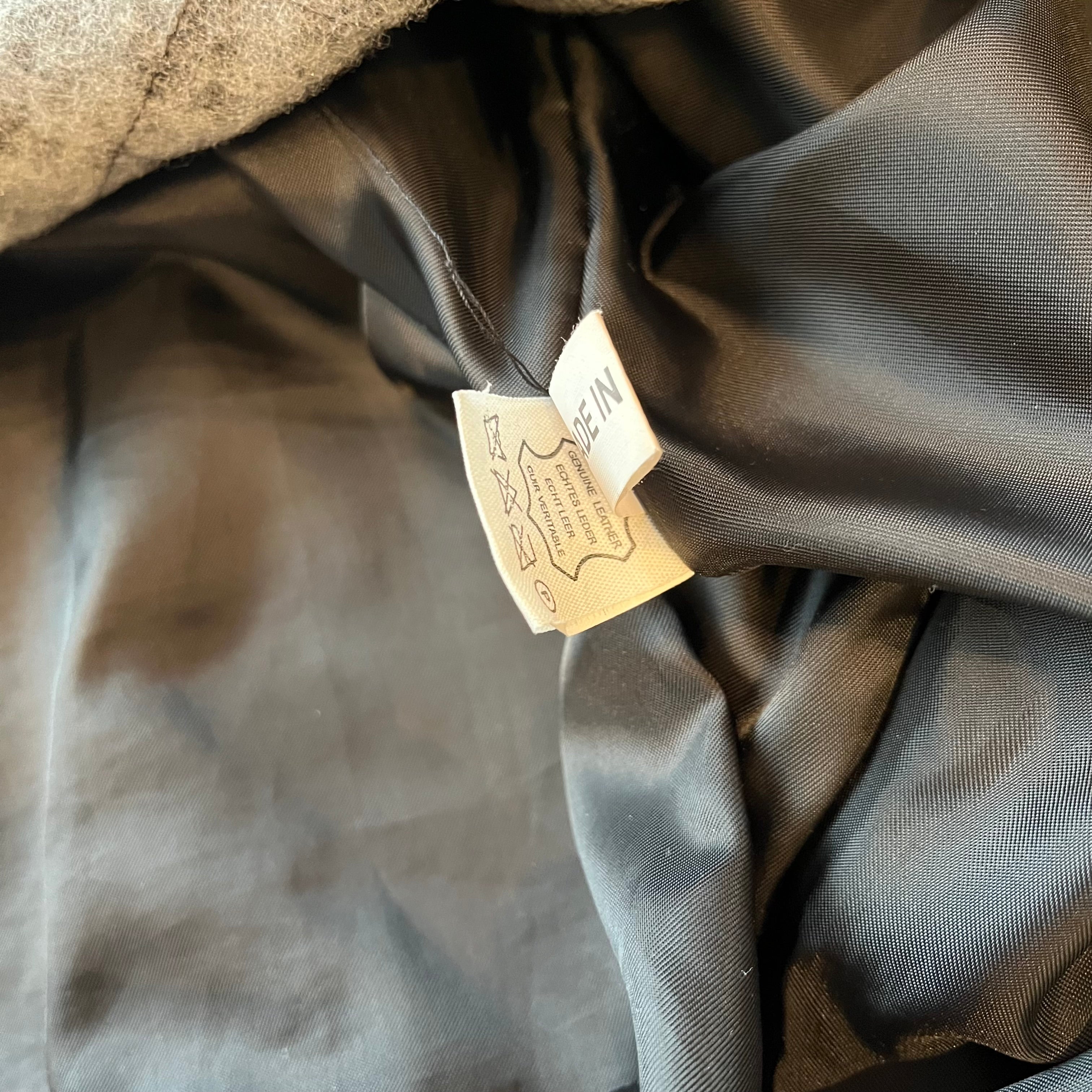 Vintage Boutique Of Leathers Full Zip Bomber Jacket XL