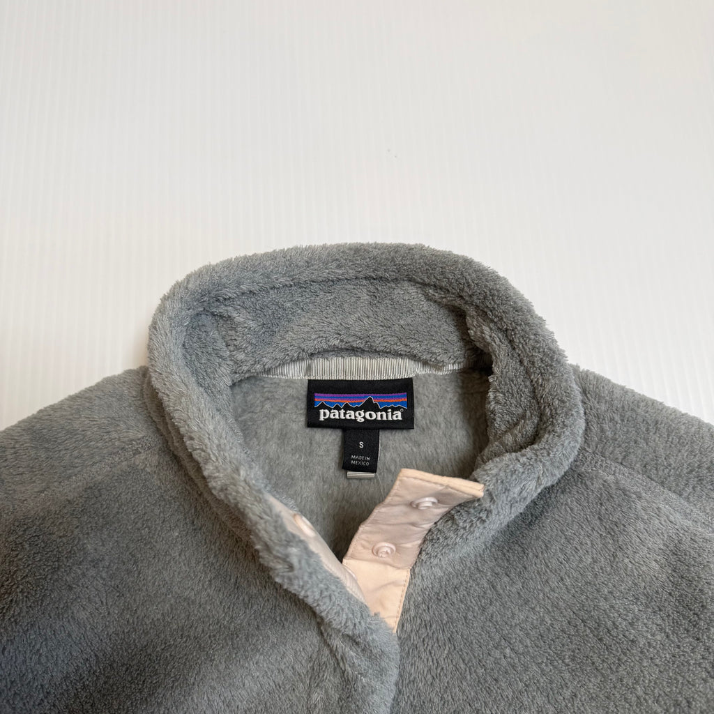 Patagonia Fleece 1/4 Button Snap Jacket S