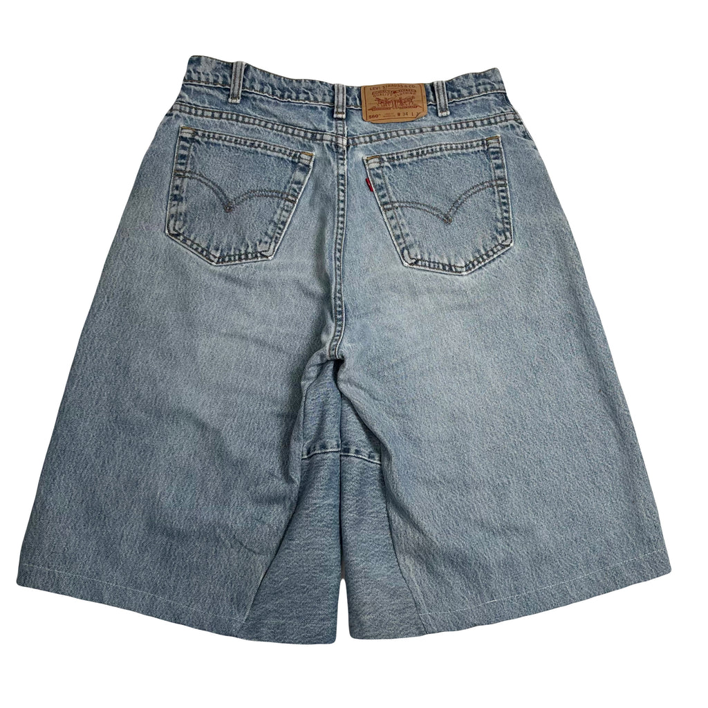 Vintage Levi's Custom Rework Baggy Denim Shorts 34