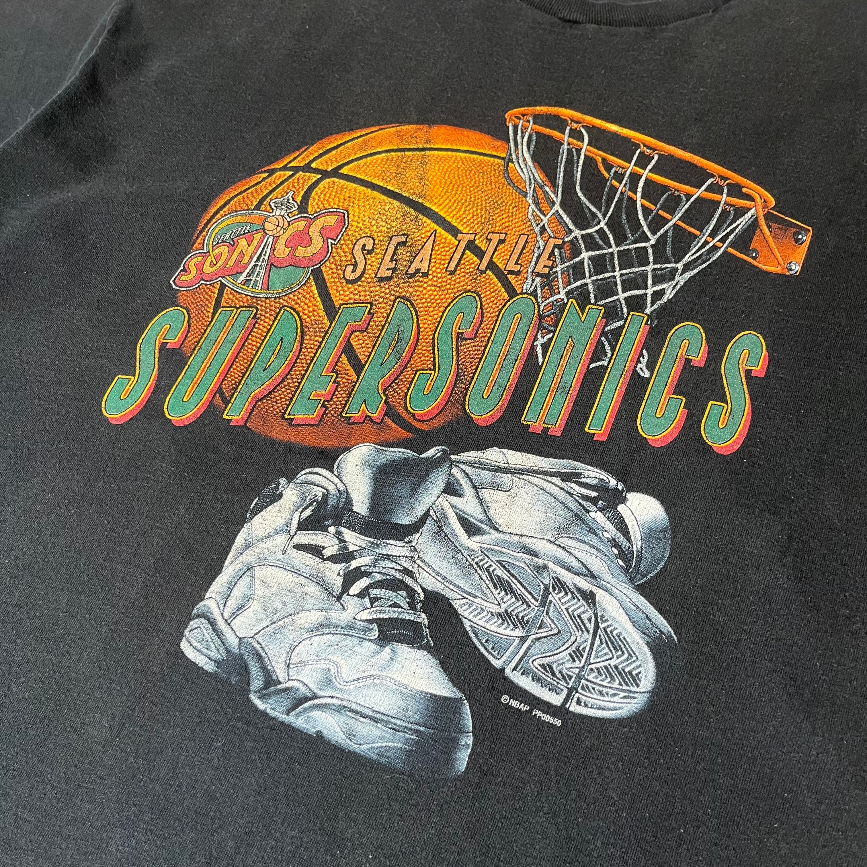 90s Seattle Supersonics NBA Graphic Tee XL