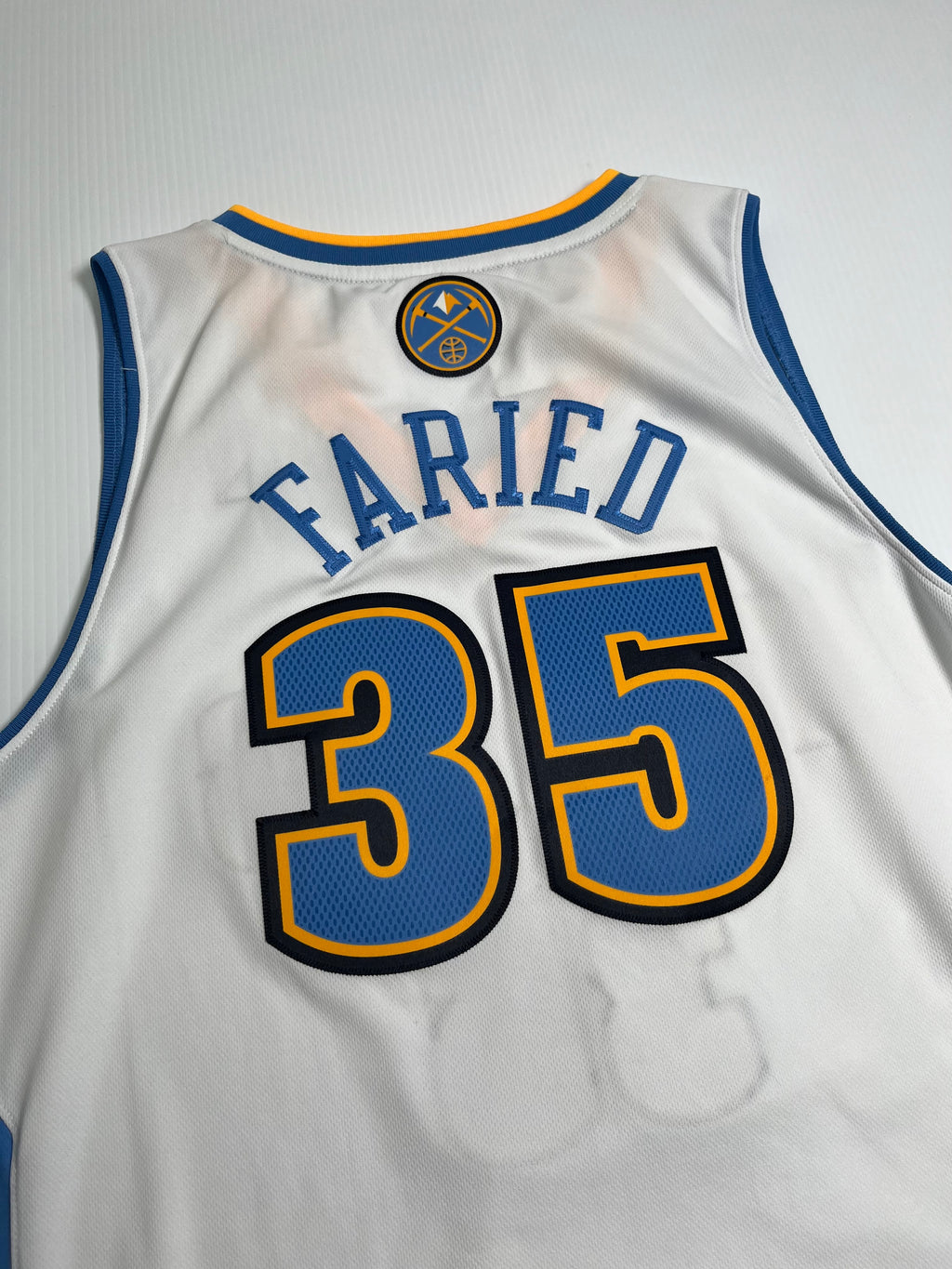 Adidas Denver Nuggets Kenneth Faried Jersey L