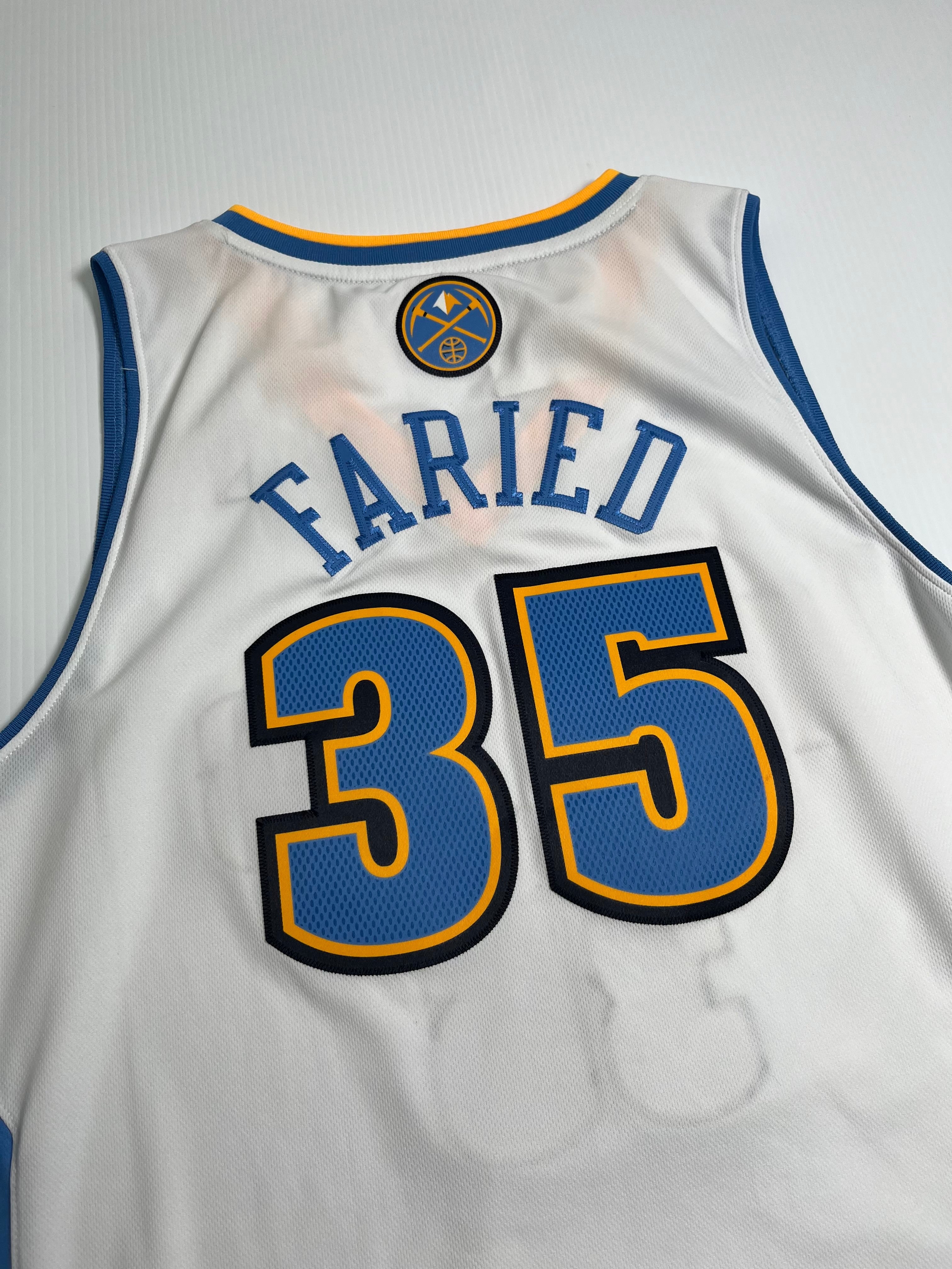 Adidas Denver Nuggets Kenneth Faried Jersey L