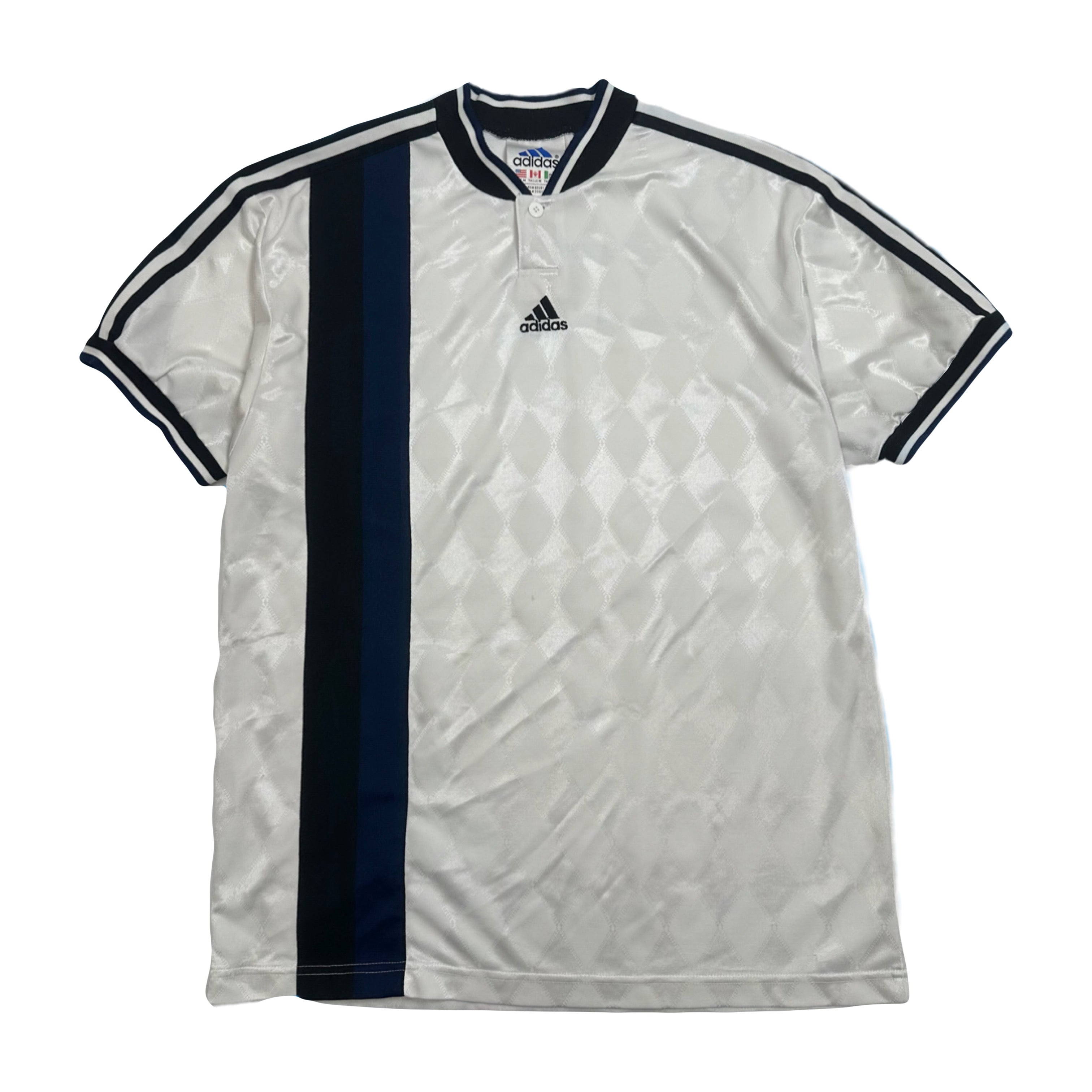90s Adidas Football Kit Blank Template M