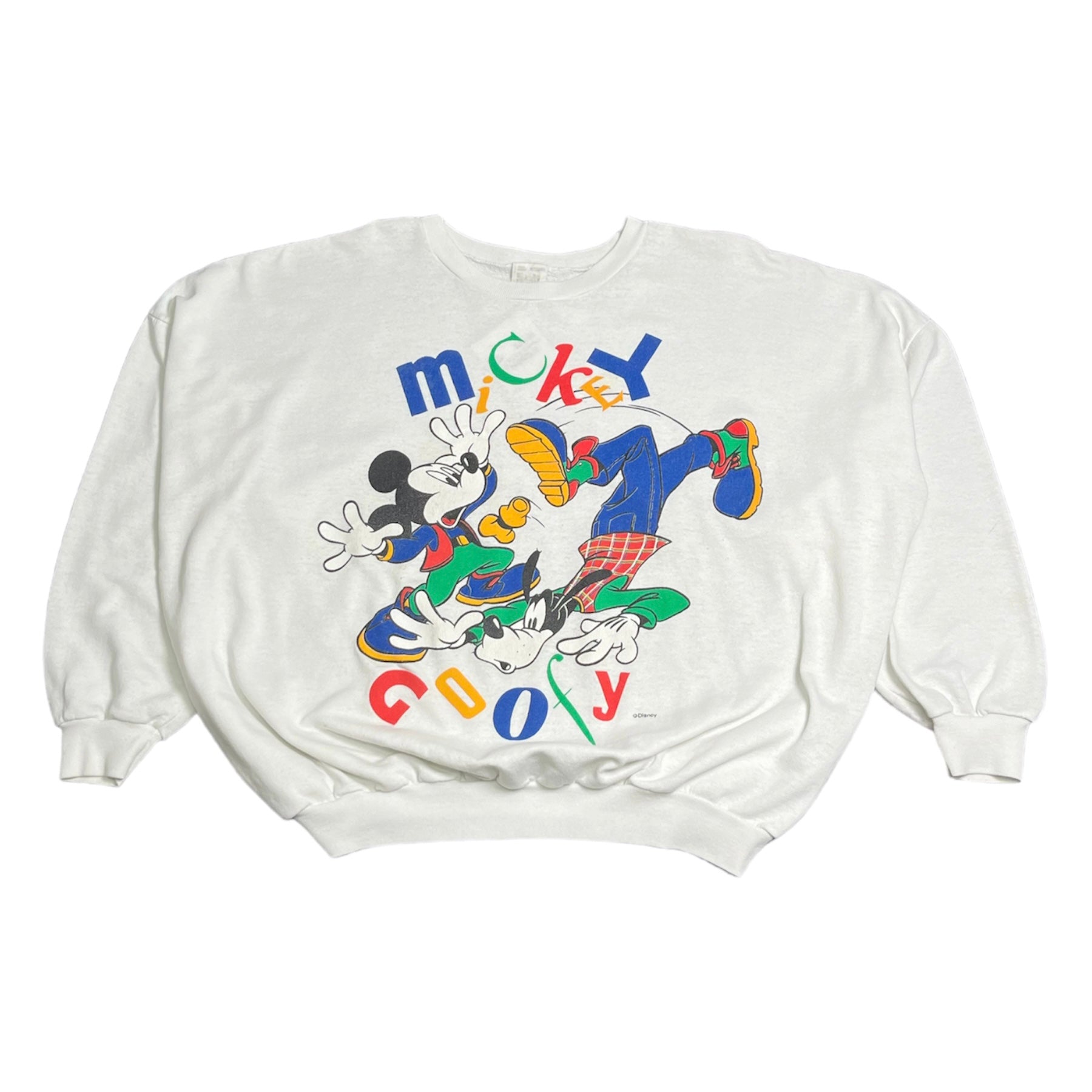 Vintage Mickey & Goofy Graphic Crewneck XXL