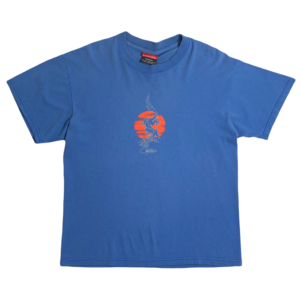 Vintage Quiksilver Dragon Surf Graphic Tee M