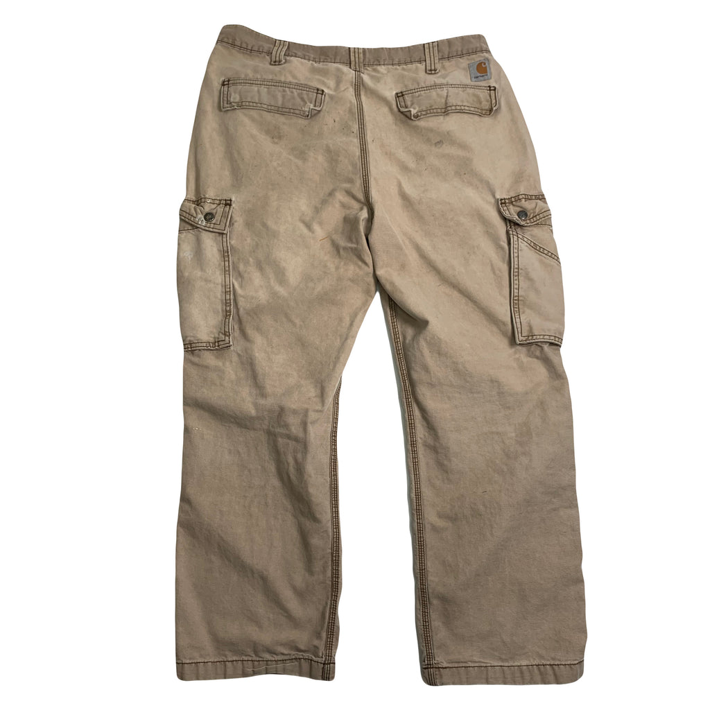 Carhartt Faded Cargo Carpenter Denim 36