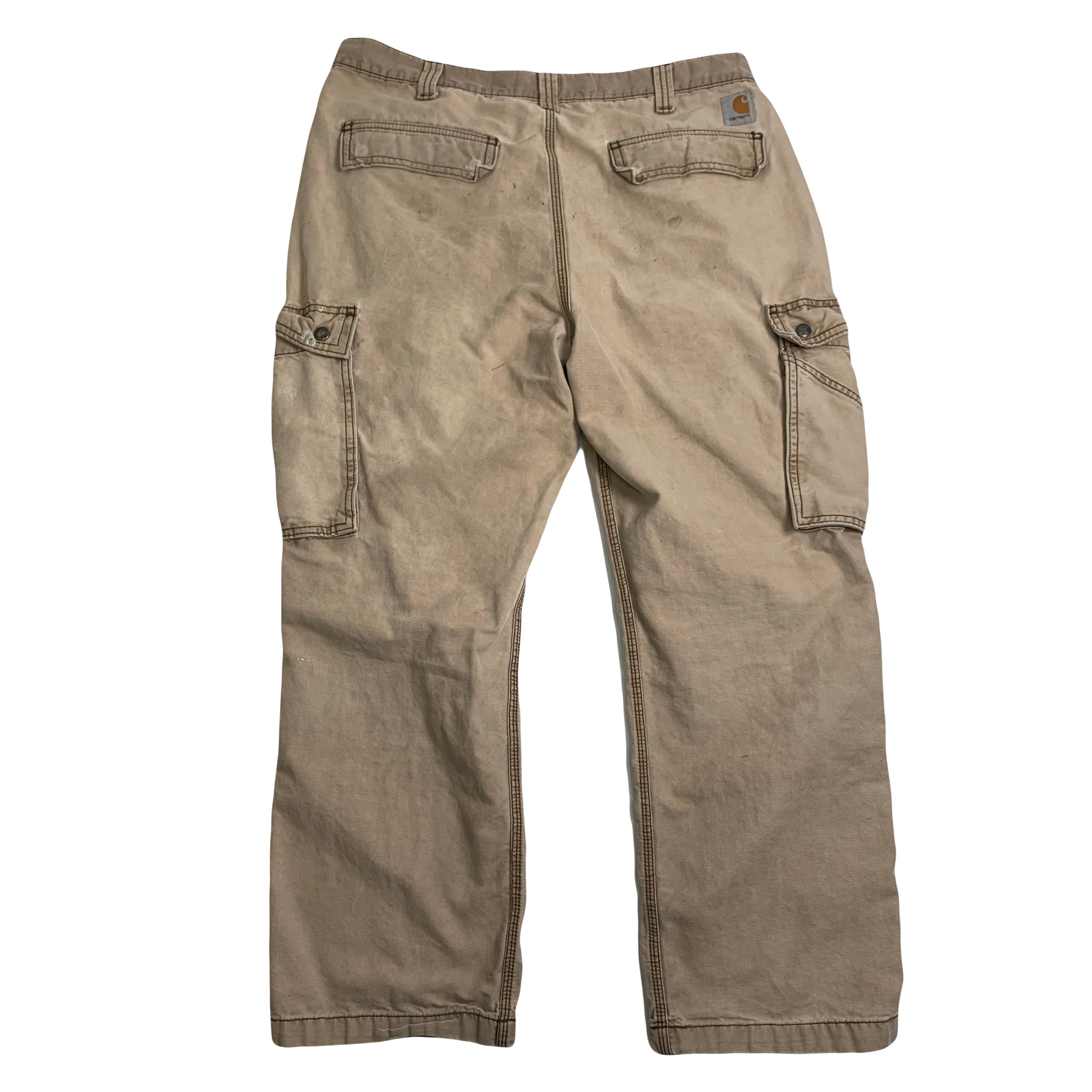 Carhartt Faded Cargo Carpenter Denim 36