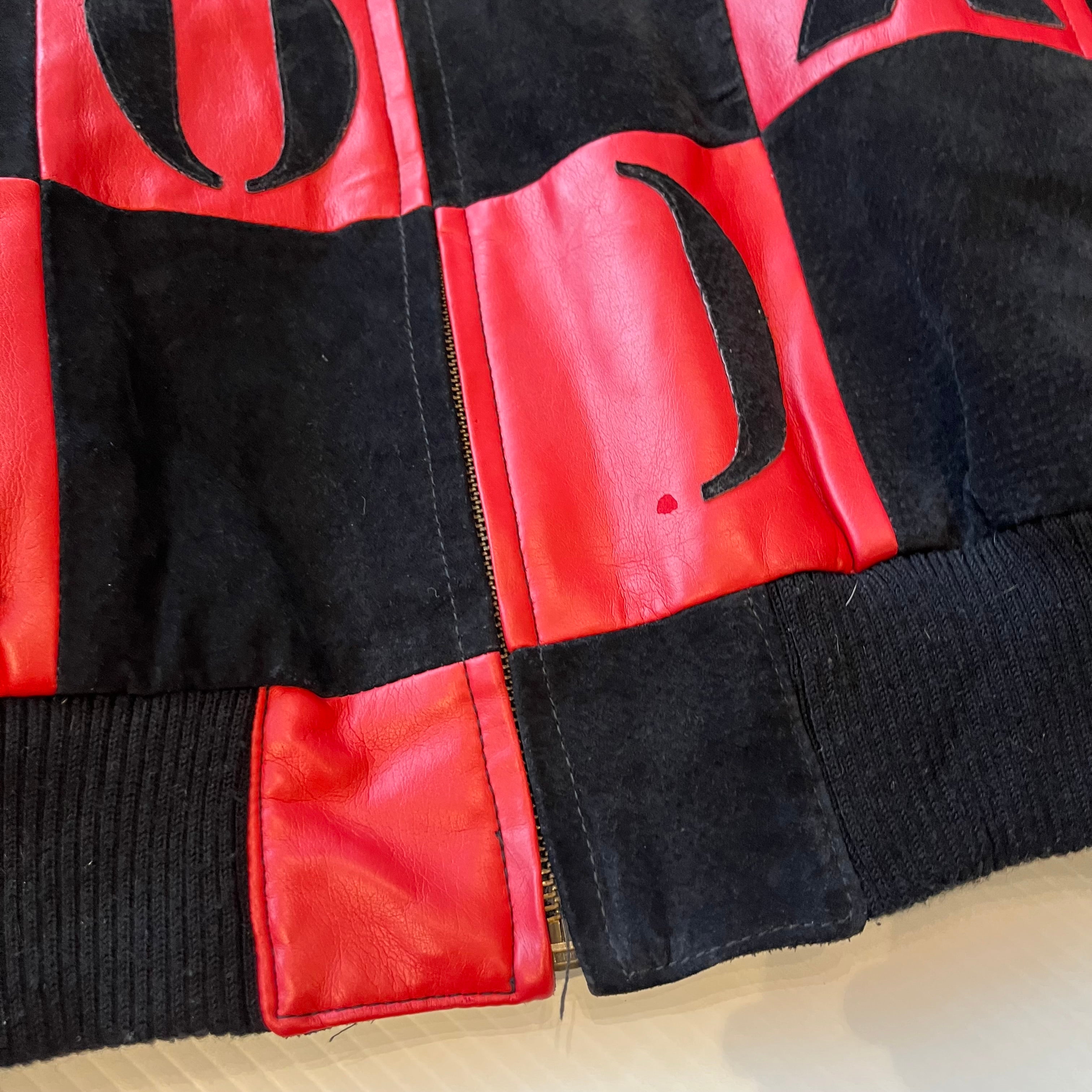 Vintage XOXO Leather Full Zip Jacket Women's M