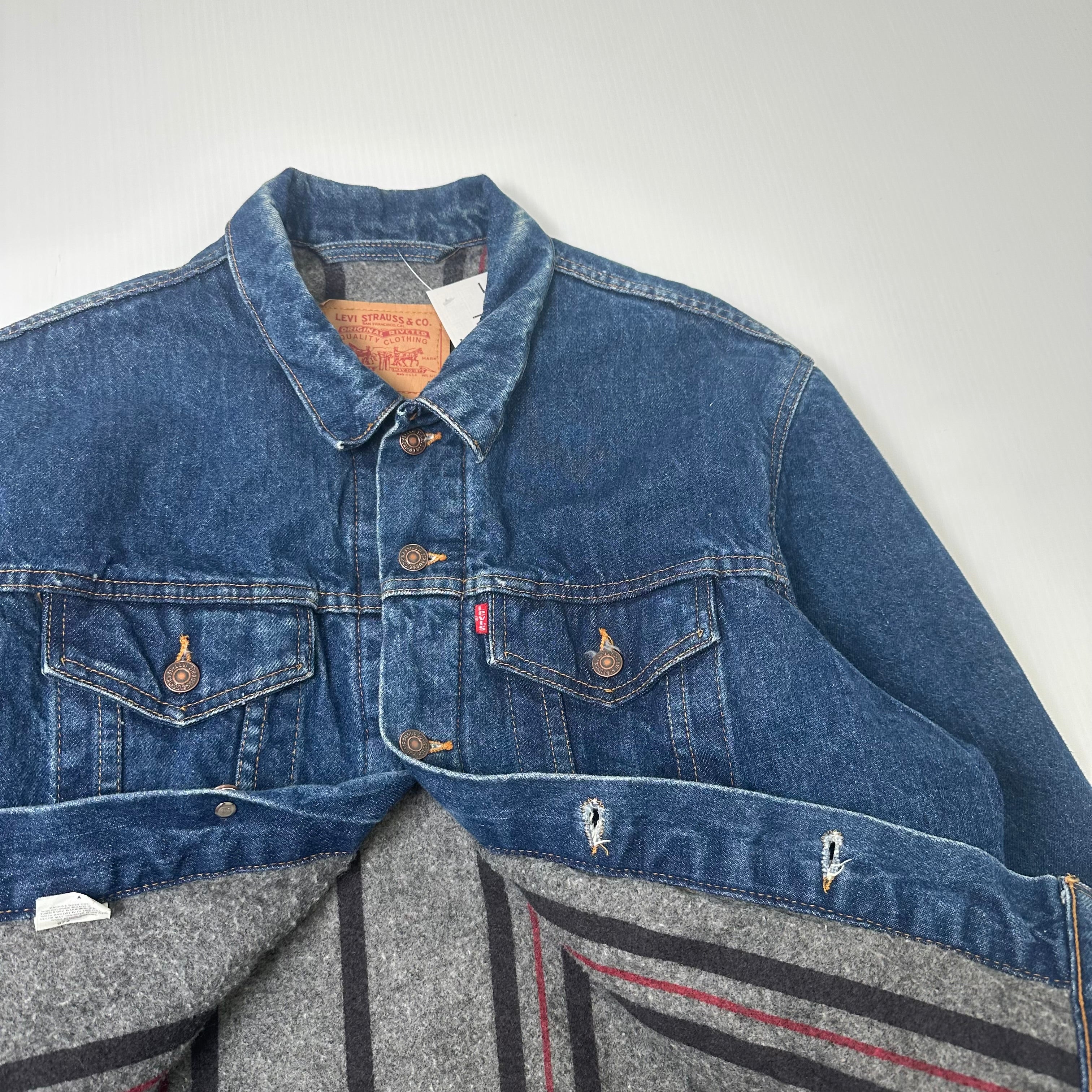 Vintage Blanket Lined Levi's Denim Jacket L
