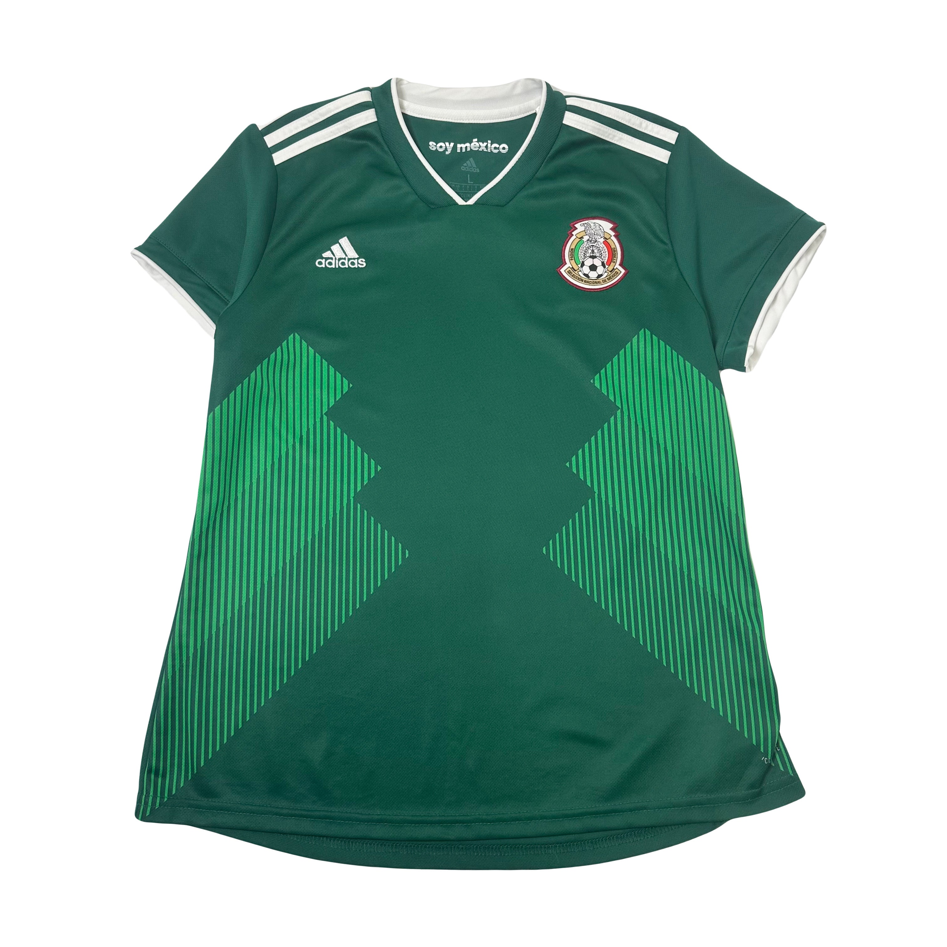 2018 Adidas Mexico Home Kit Women's L